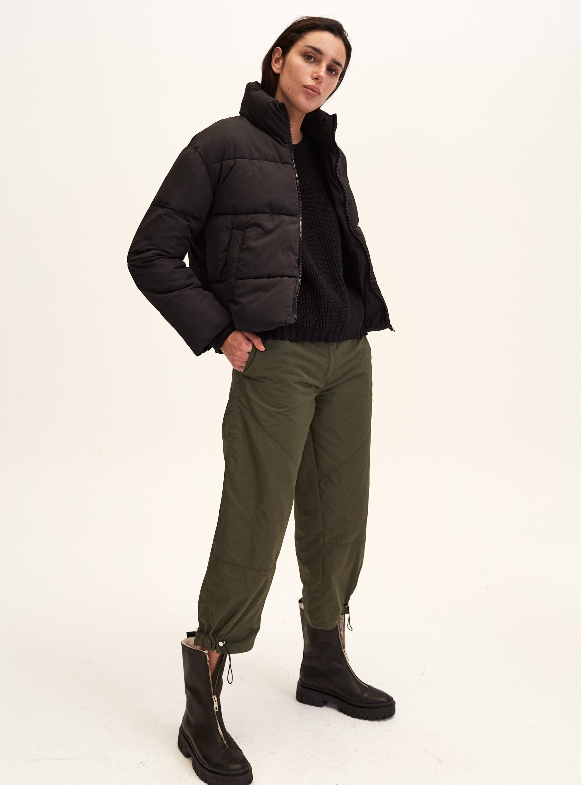 Parka Puffer Borbon Clásica-3
