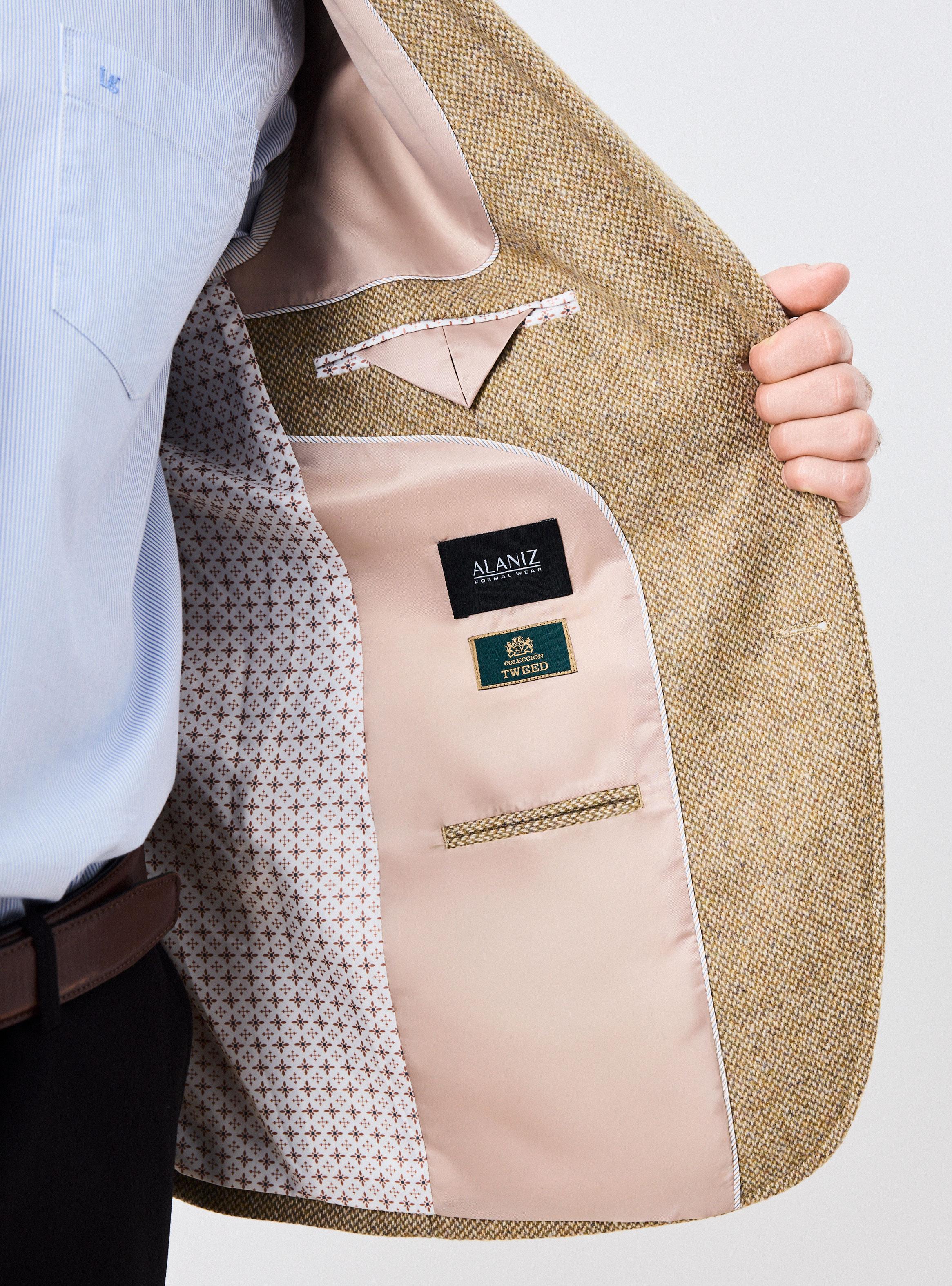 Vestón Recto en Tweed Slim Fit-3