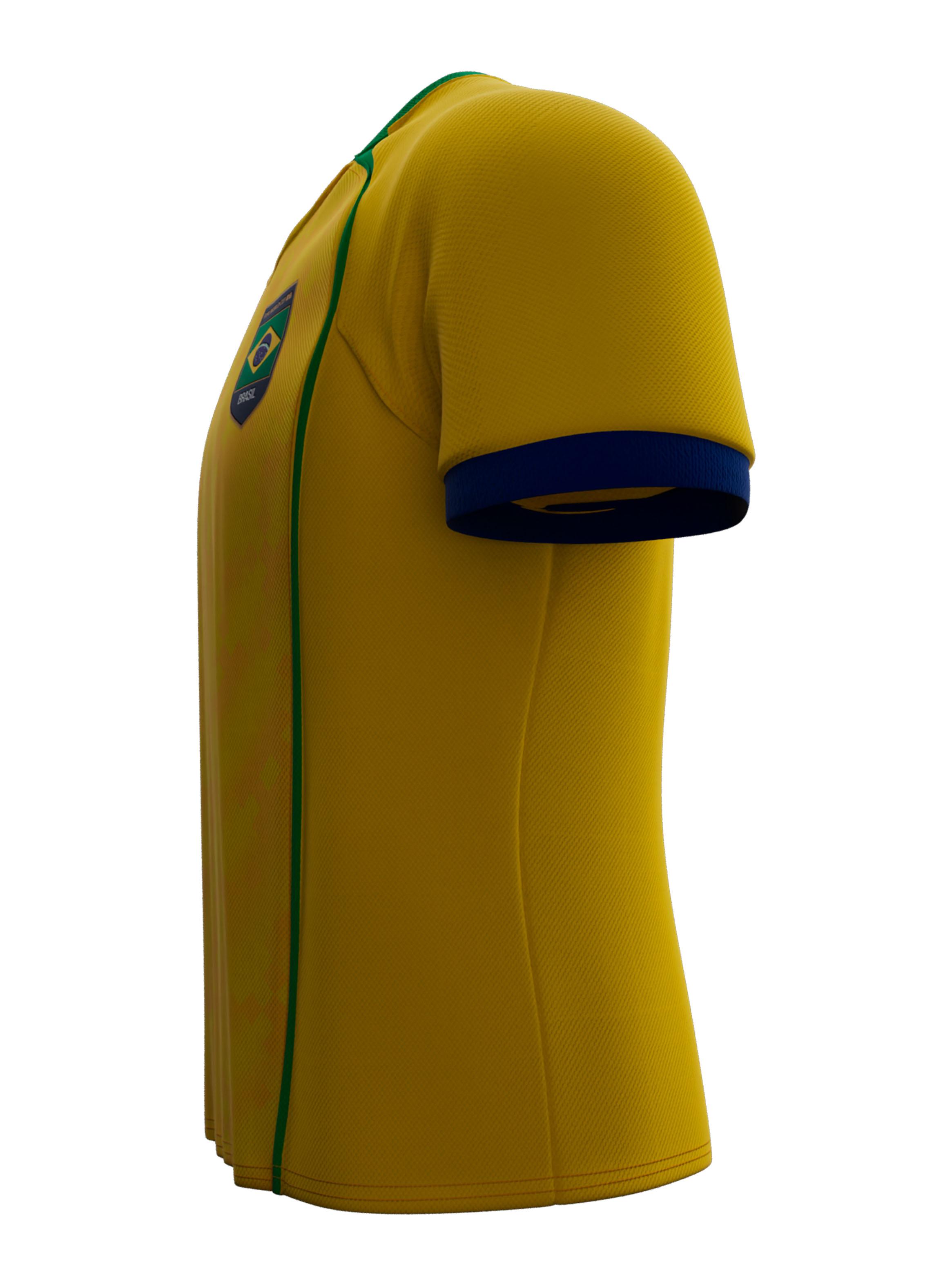 Camiseta de Fútbol Brasil Fanwear ROTW-2
