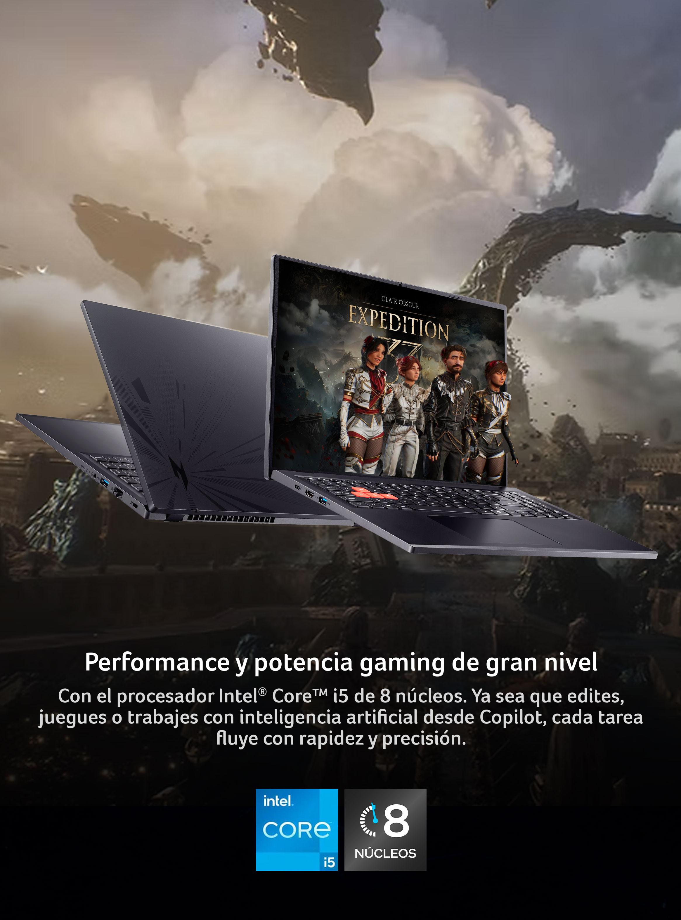 Notebook Gamer Nitro Lite Intel Core i5 RTX3050 16GB RAM 512GB SSD 16'' 165Hz WUXGA-4