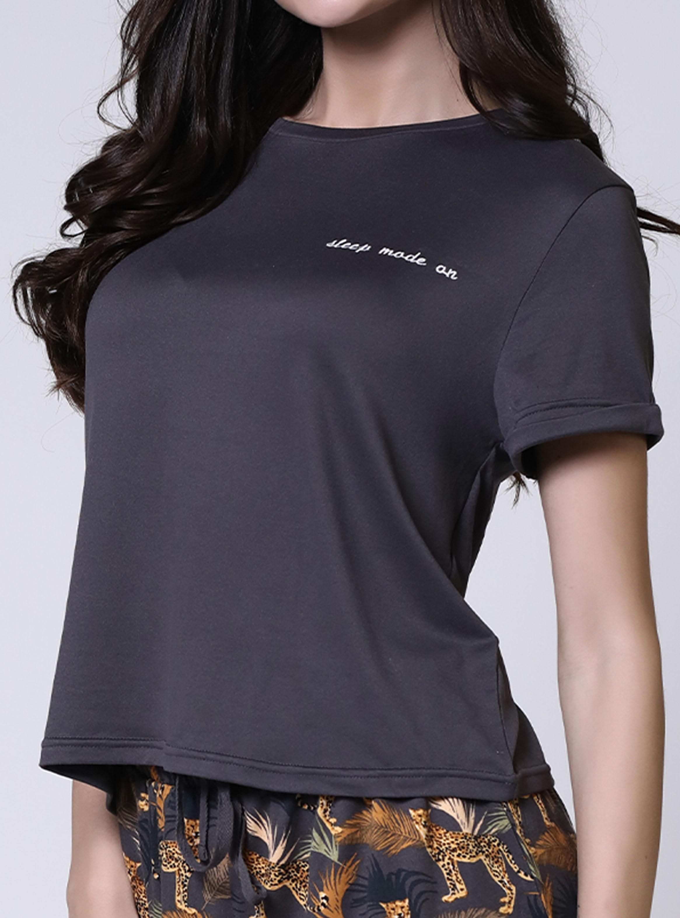 Pijama Polera Manga Corta con Short en Caja-3