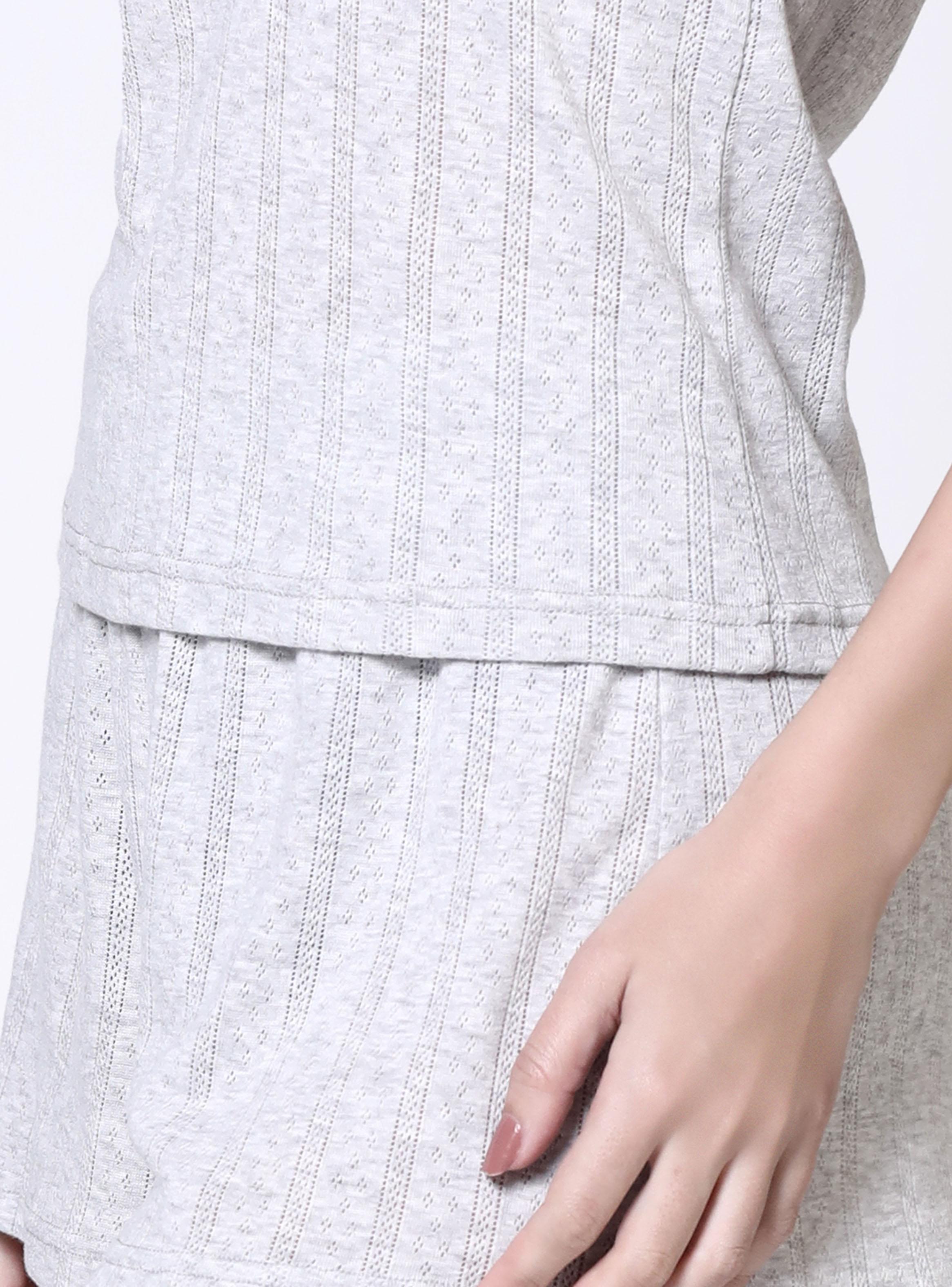 Pijama Corto 2 Piezas Liso-3