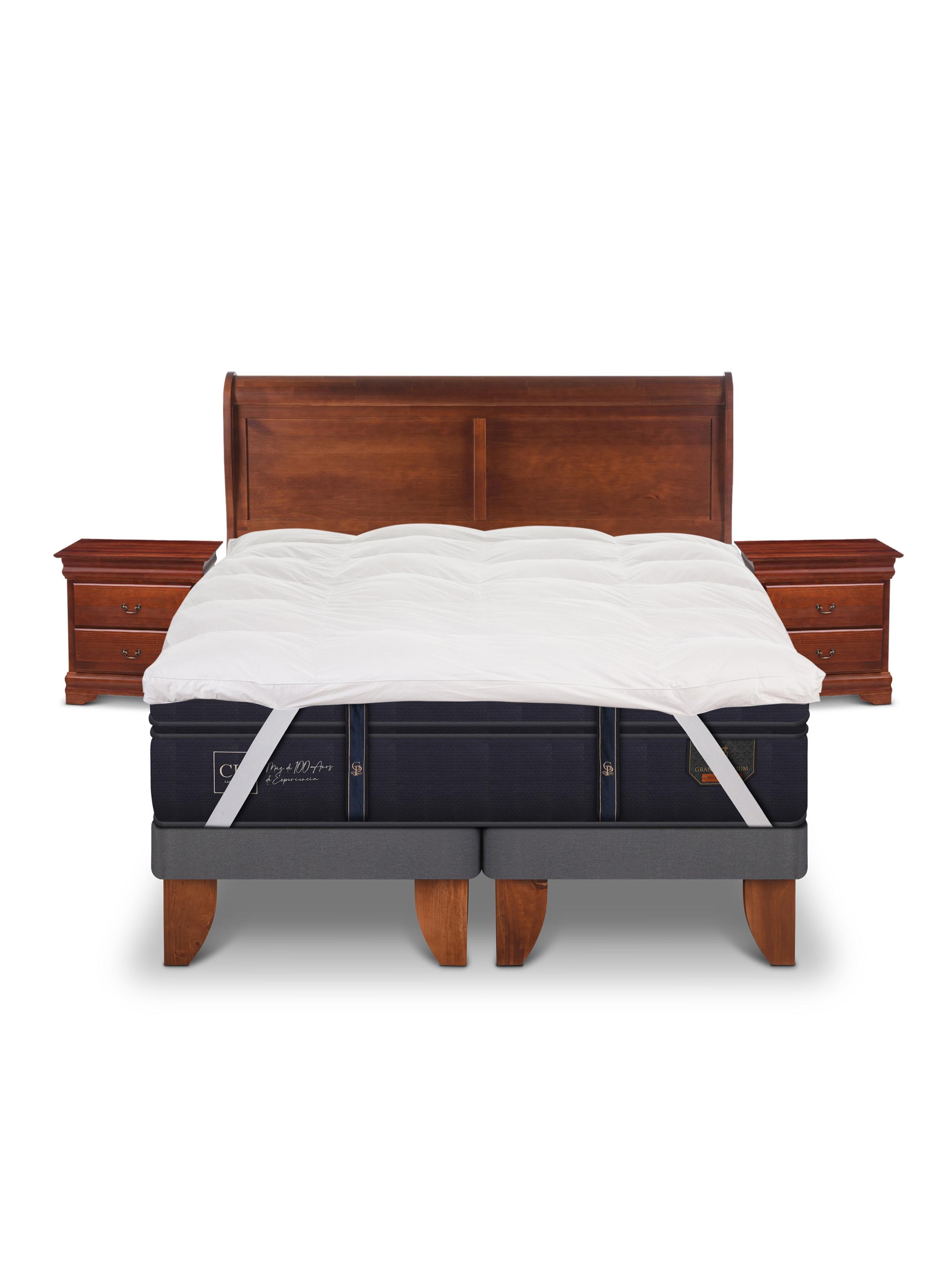 Cama Europea Grand Premium King Miro + Topper-2
