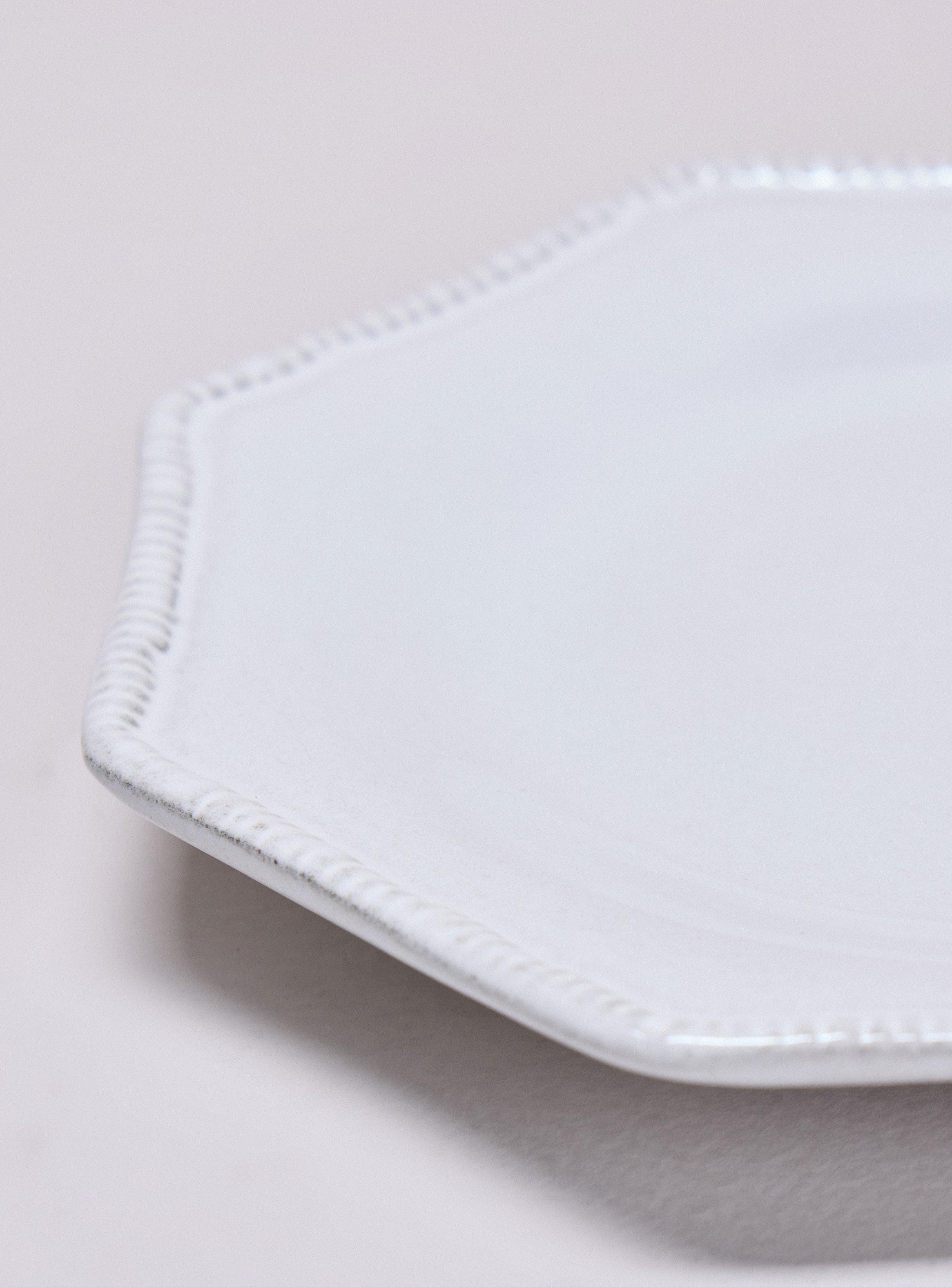 Plato Lateral Normandía 15 cm Blanco-2