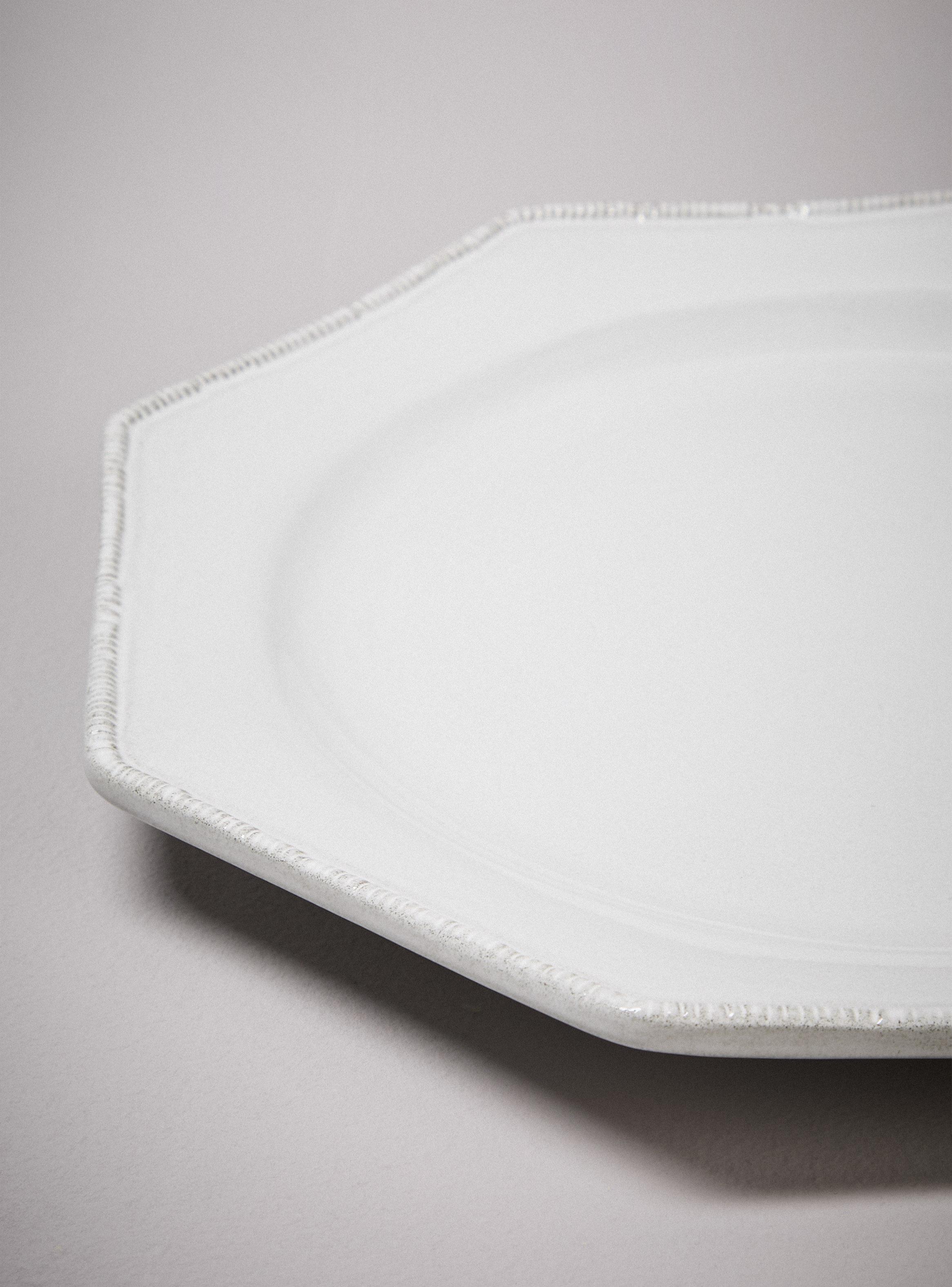 Plato Principal Normandía 28 cm Blanco-2