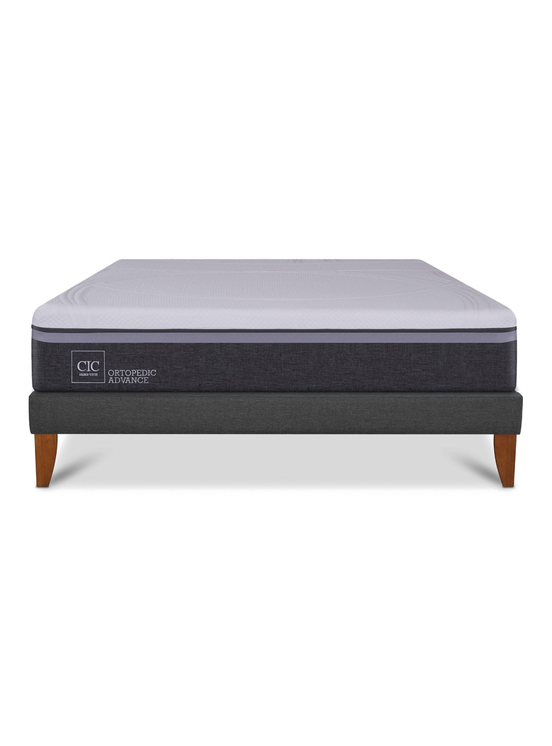 Cama Europea Box Ortopedic Advance Súper King Base Normal-2