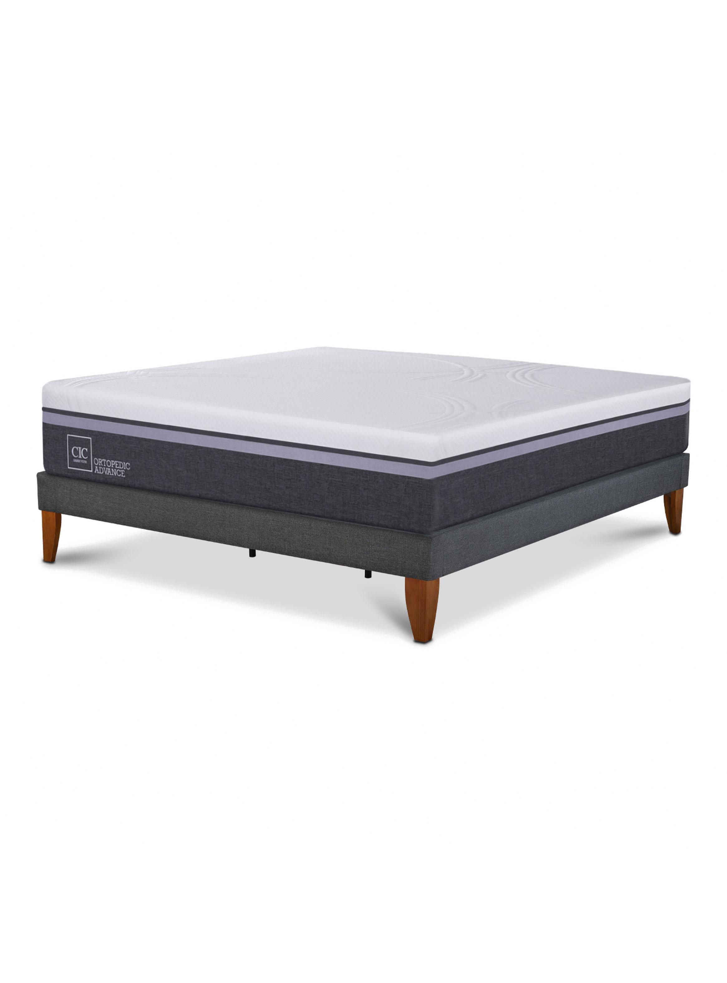 Cama Europea Box Ortopedic Advance Súper King Base Normal-0