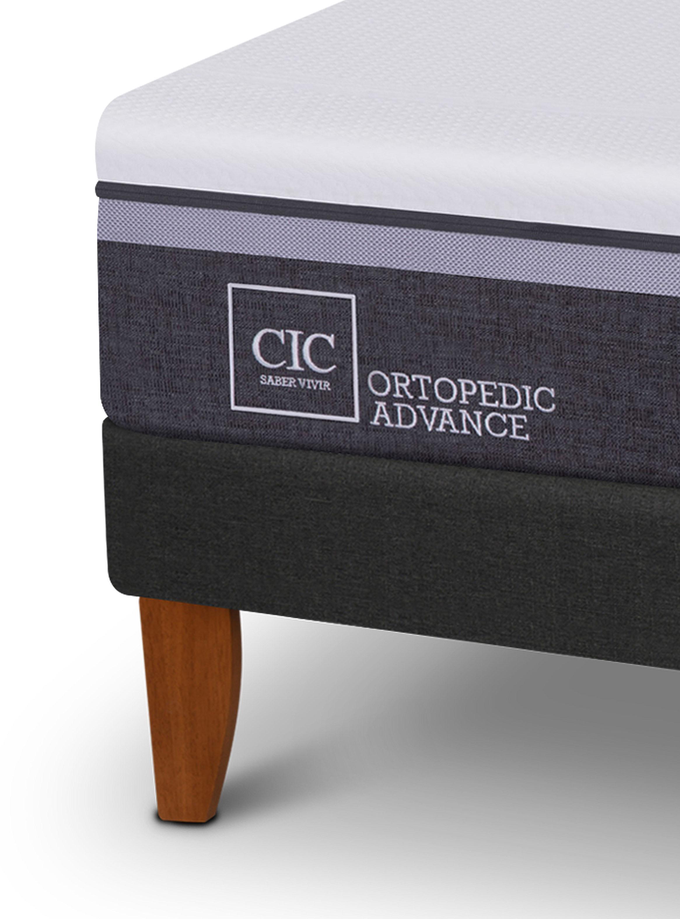 Cama Europea Curve Ortopedic Advance 1.5 Plazas + Respaldo Eufrates-3