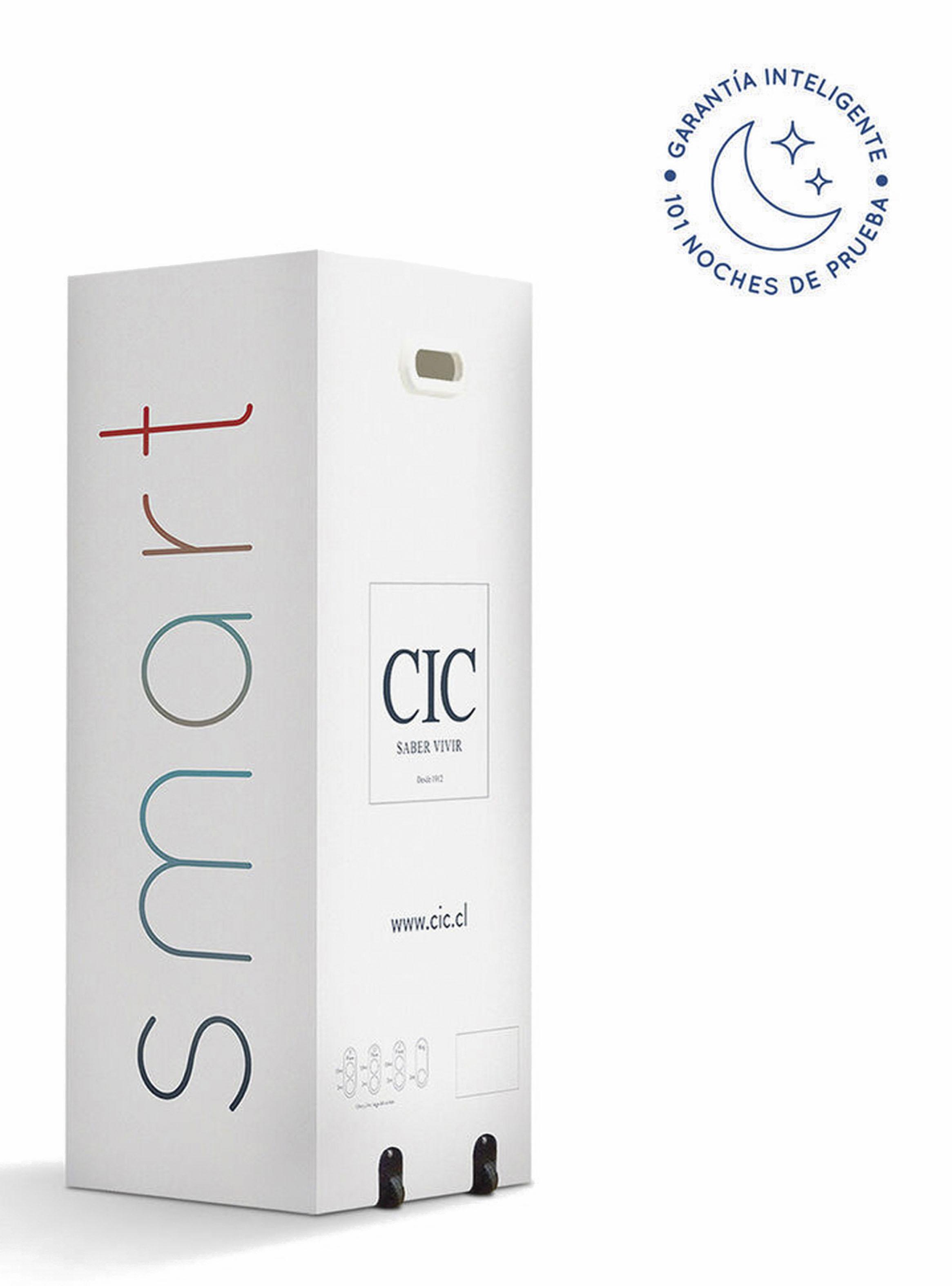 Cama Europea Box Smart 1.5 Plazas Base Normal-5