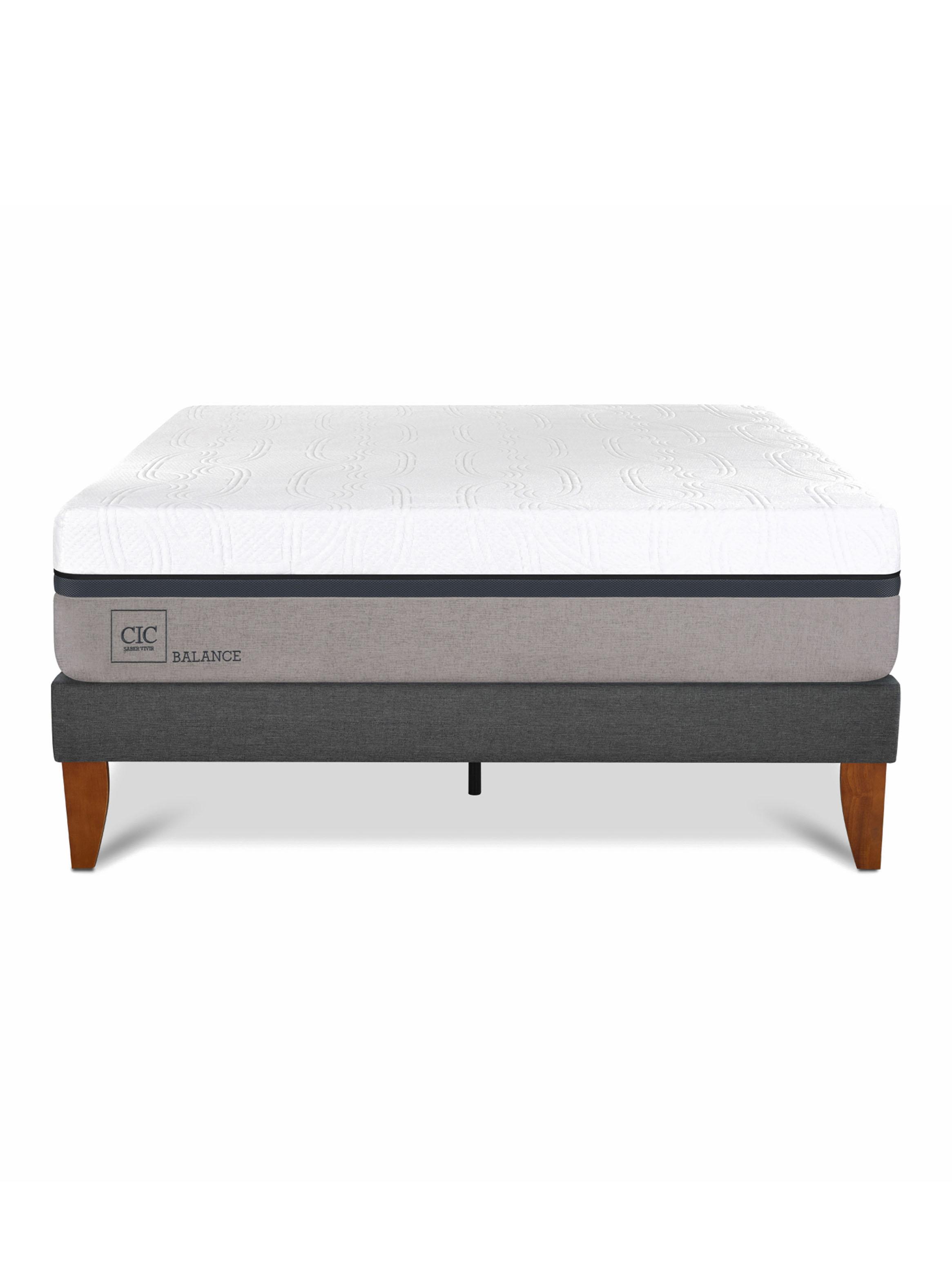Cama Europea Box Balance 2 Plazas Base Normal-2