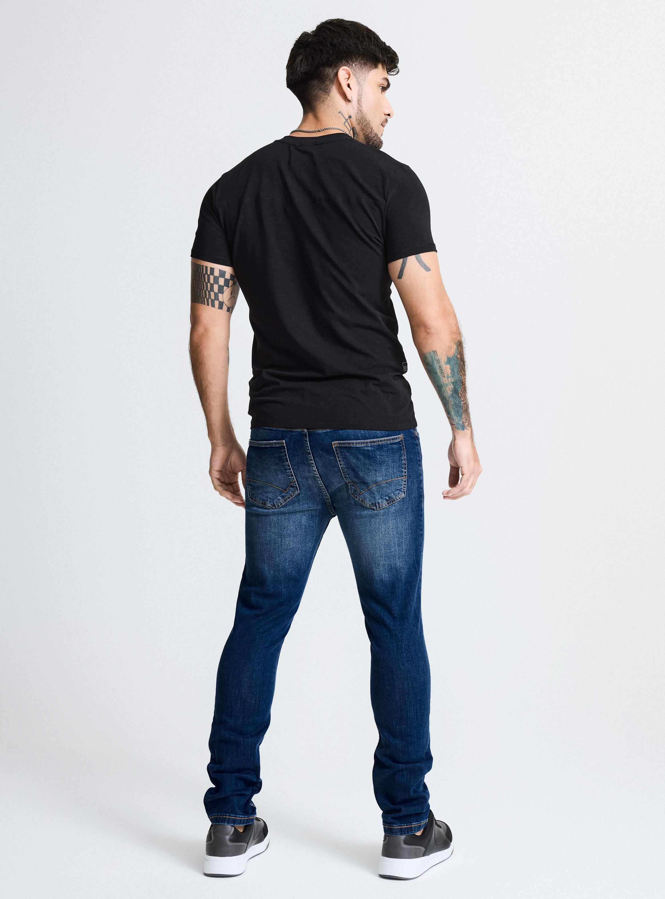 Jeans Skinny Fit Medio 1 Básico-5