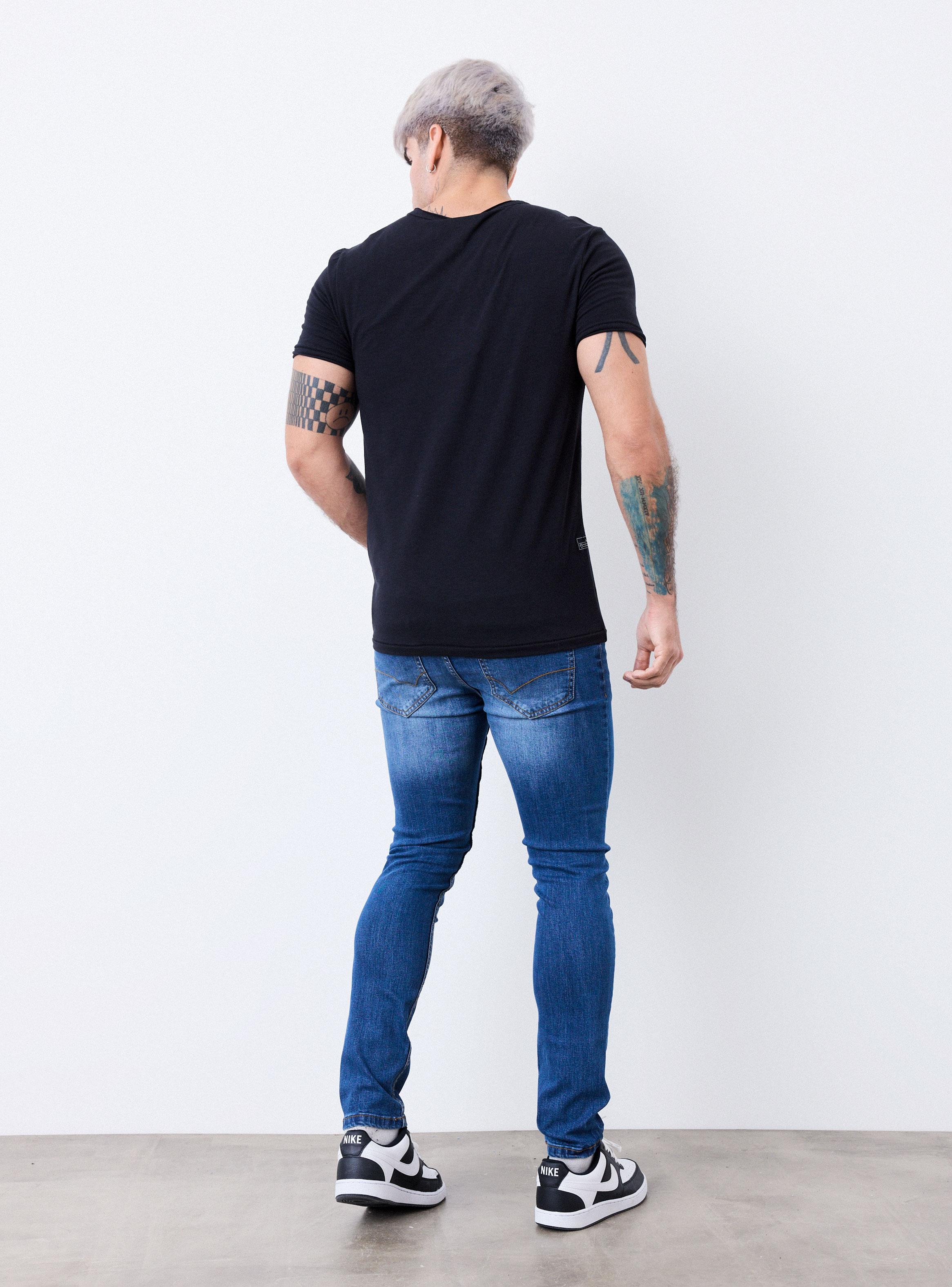 Jeans Básico Color Medio Skinny Fit-5