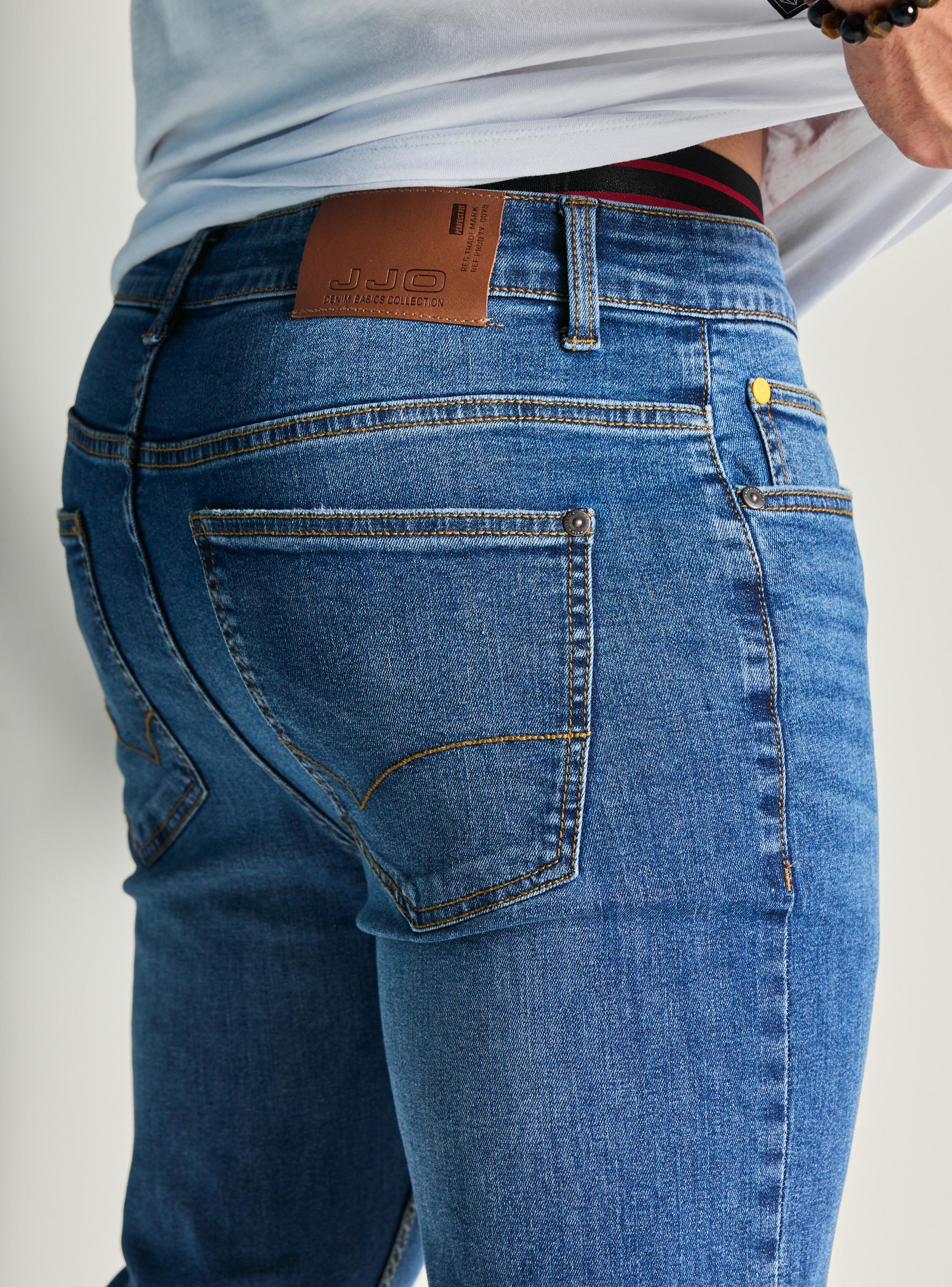 Jeans Básico Color Medio Skinny Fit-3