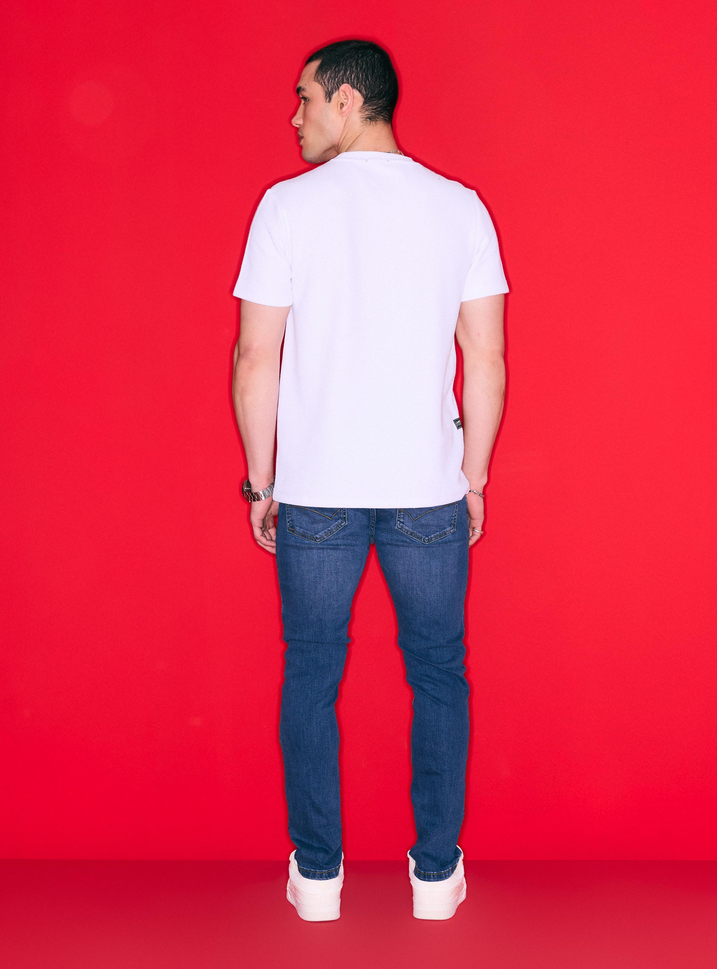 Jeans Básico Color Medio Skinny Fit-5