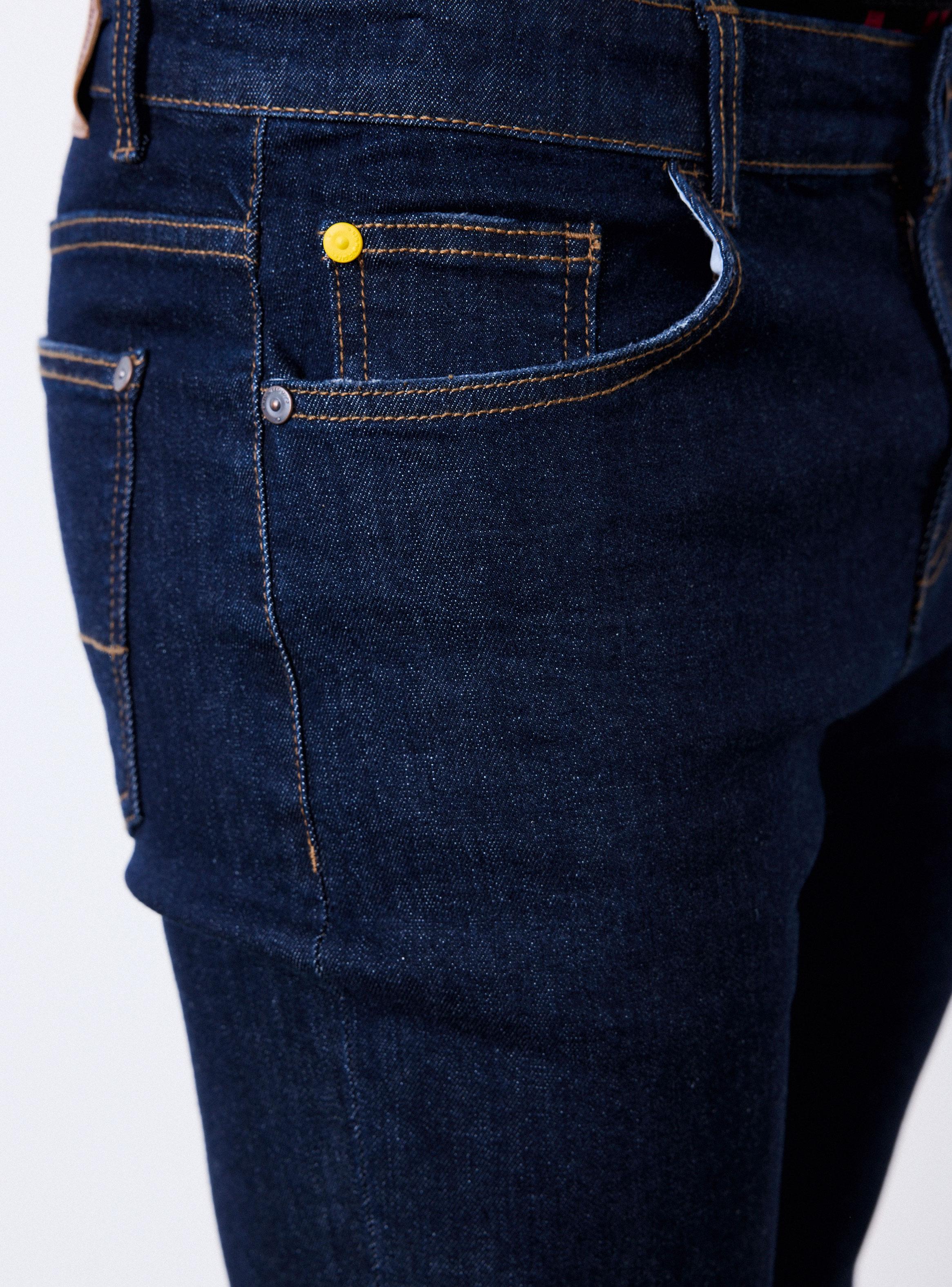 Jeans Básico Color Oscuro Skinny Fit-2