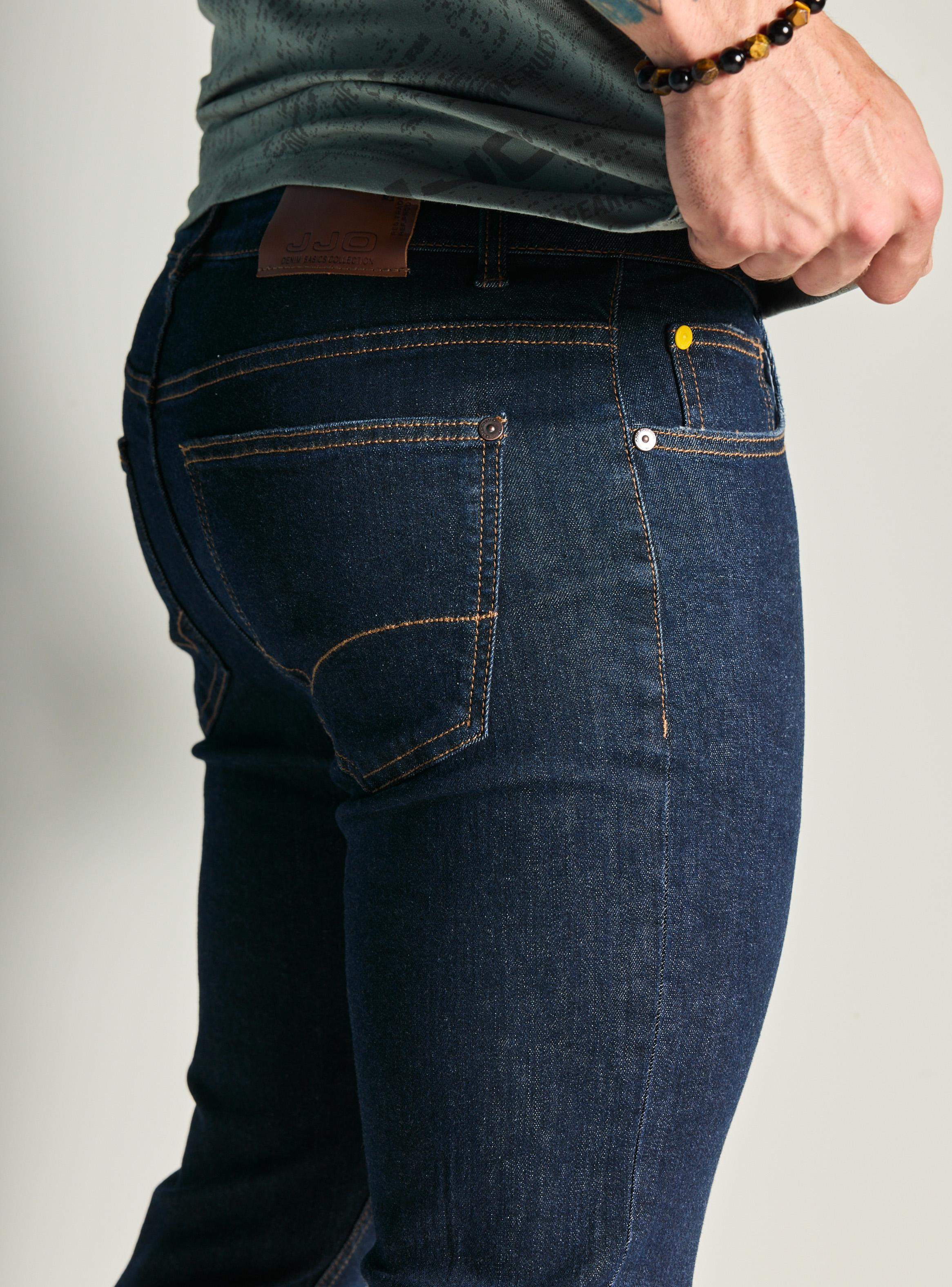 Jeans Básico Color Oscuro Skinny Fit-3