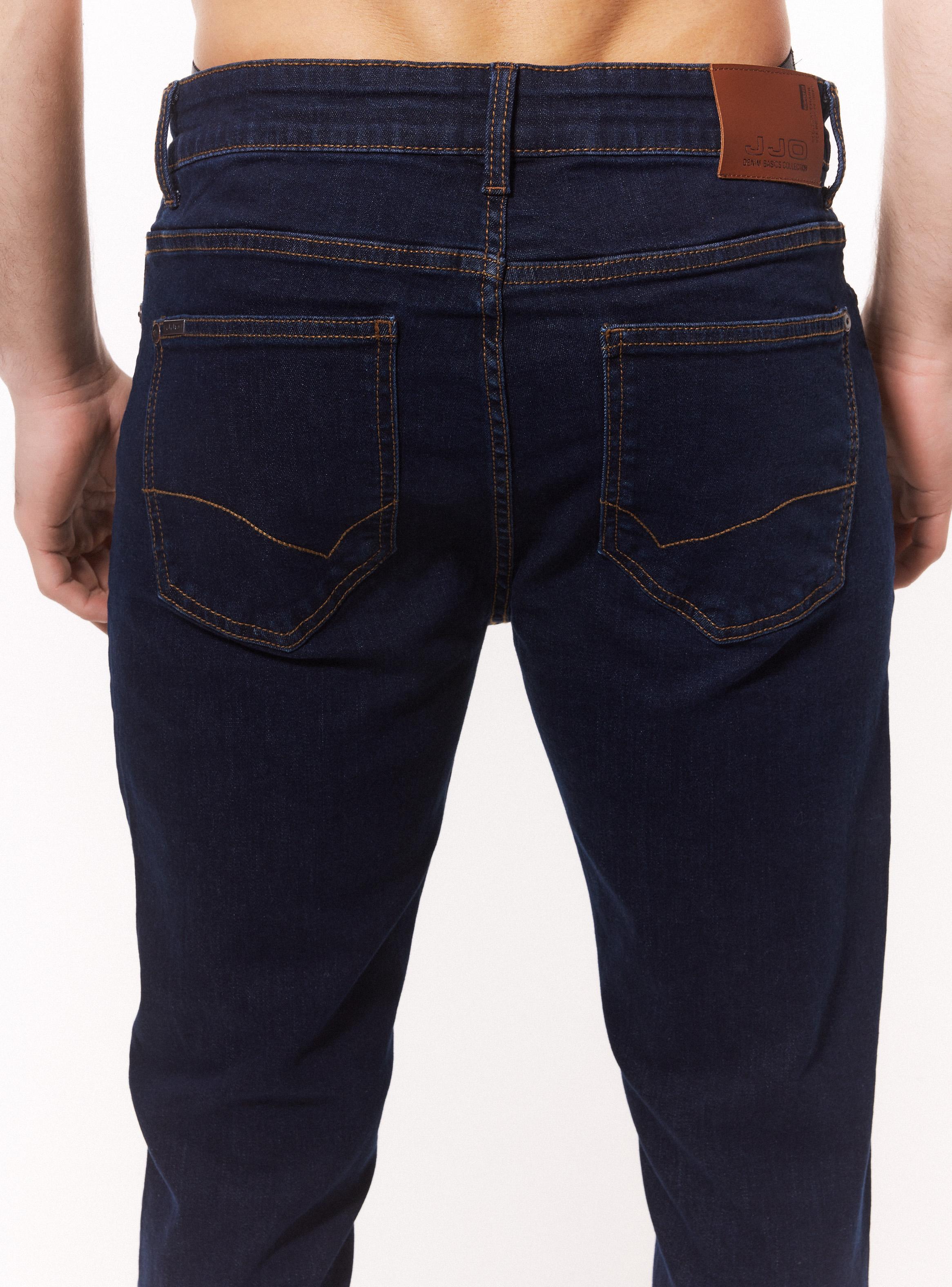 Jeans Básico Color Oscuro Skinny Fit-3