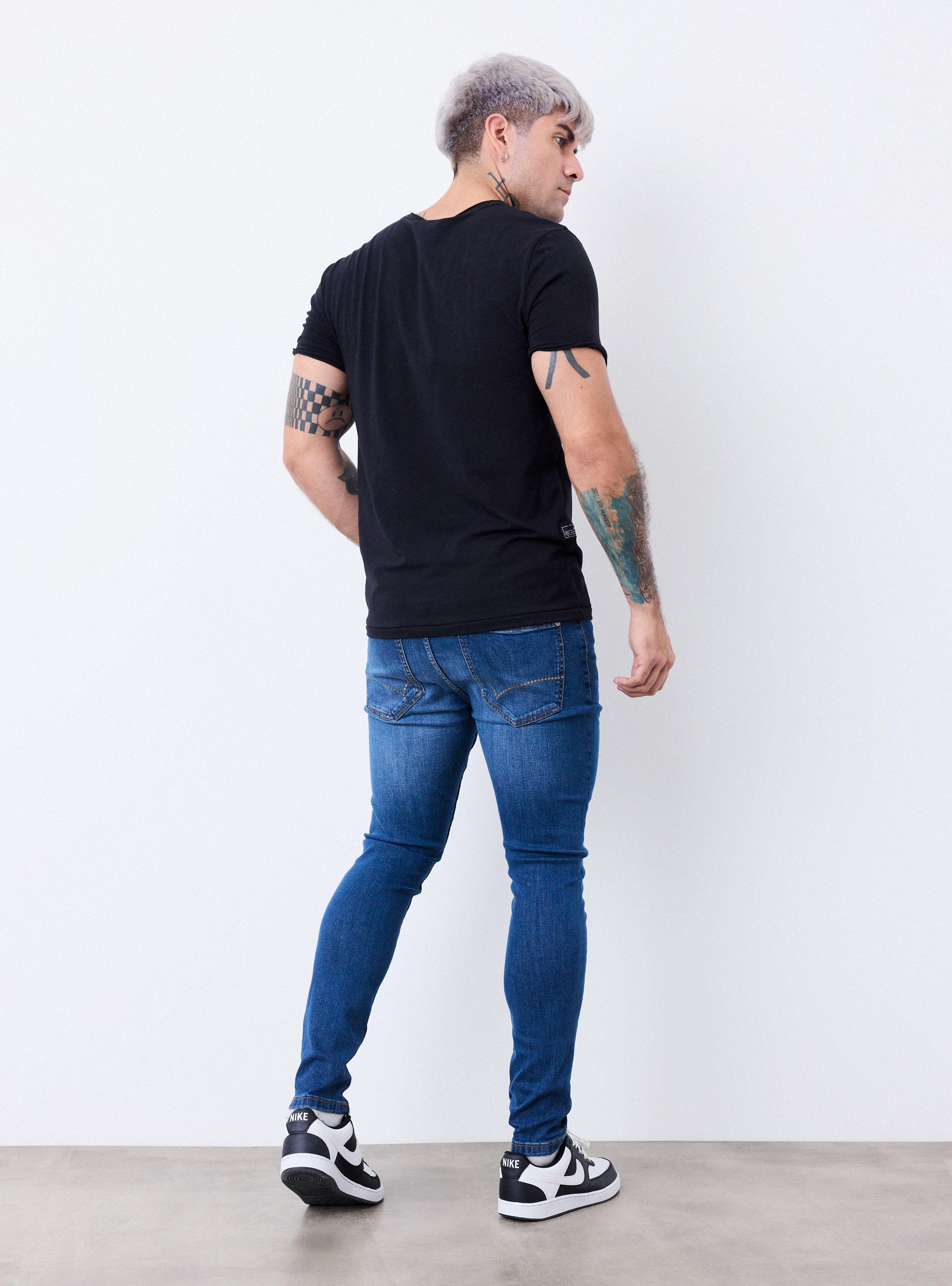 Jeans Básico Tono Medio Super Skinny Fit-5