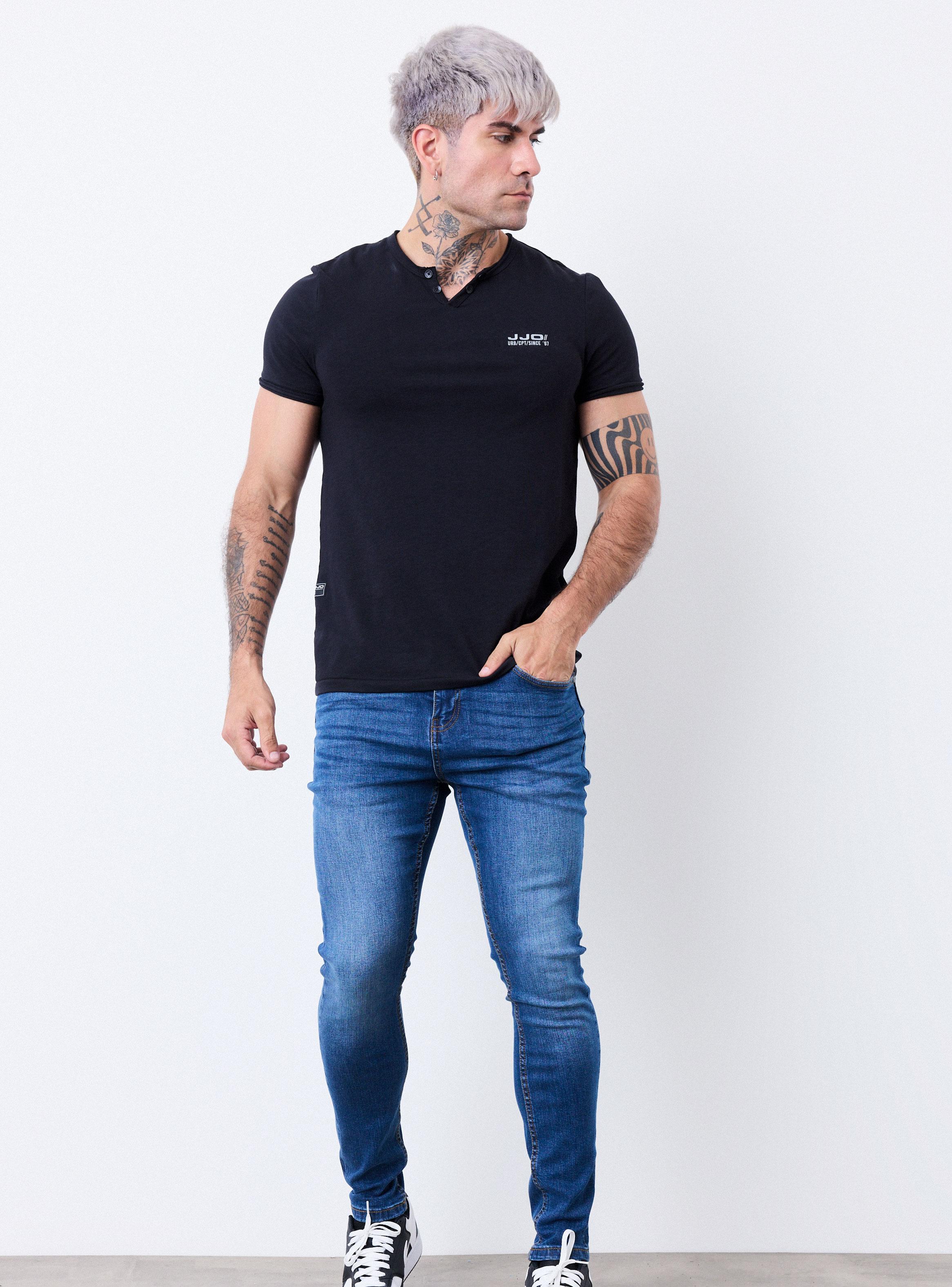 Jeans Básico Tono Medio Super Skinny Fit-4