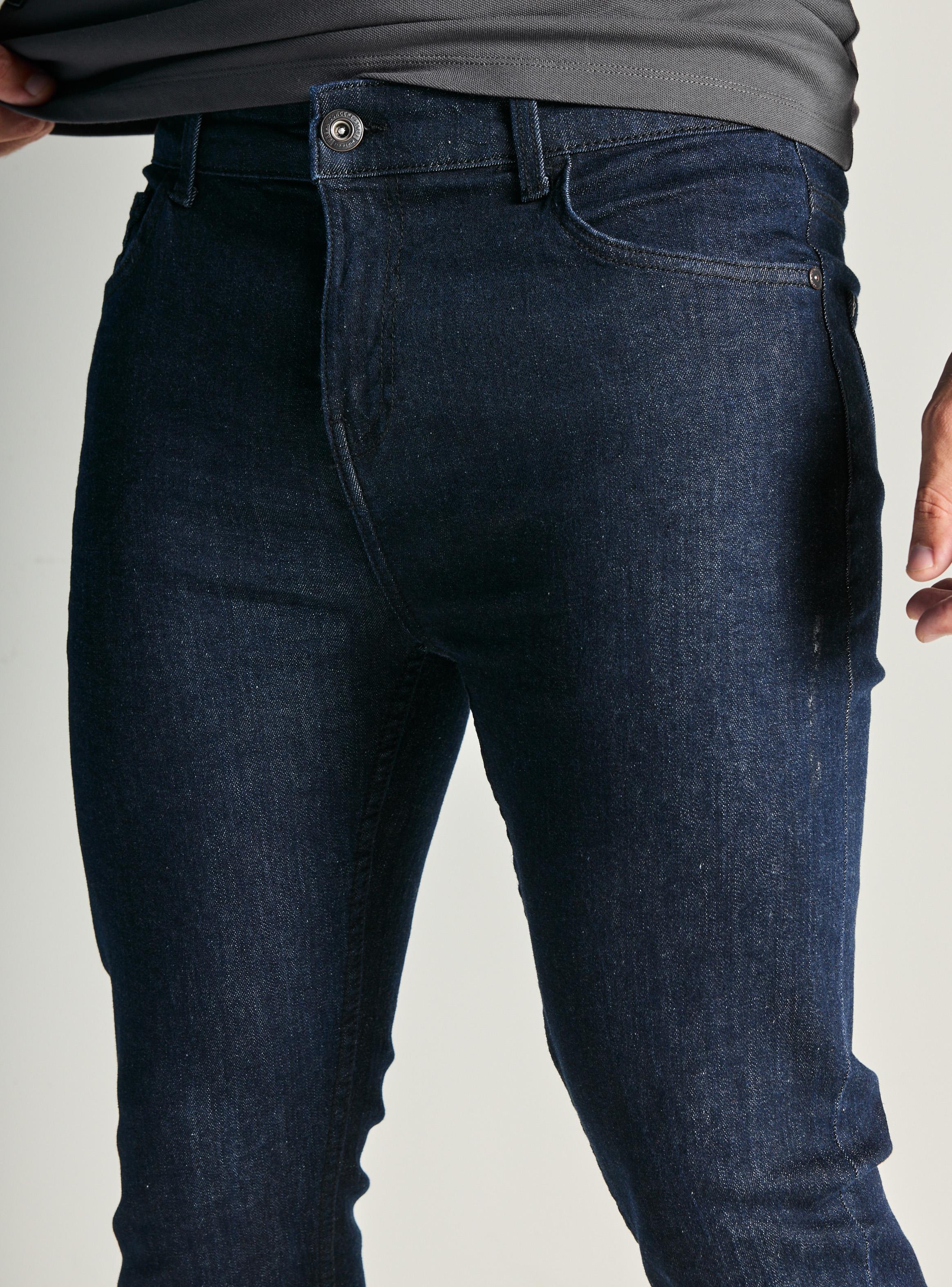 Jeans Básico Tono Oscuro Super Skinny Fit-2