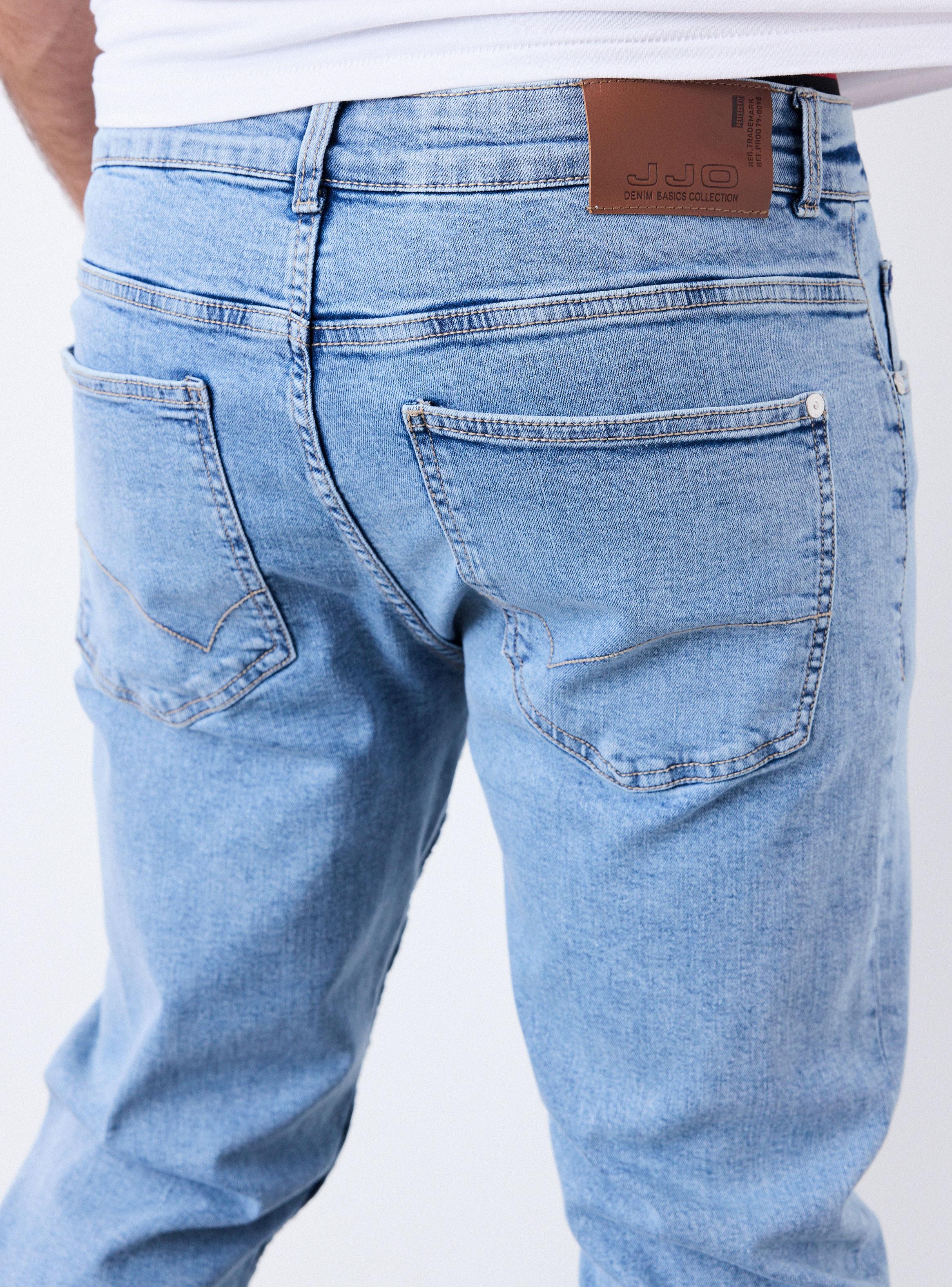 Jeans Básico Tono Claro Slim Fit-3