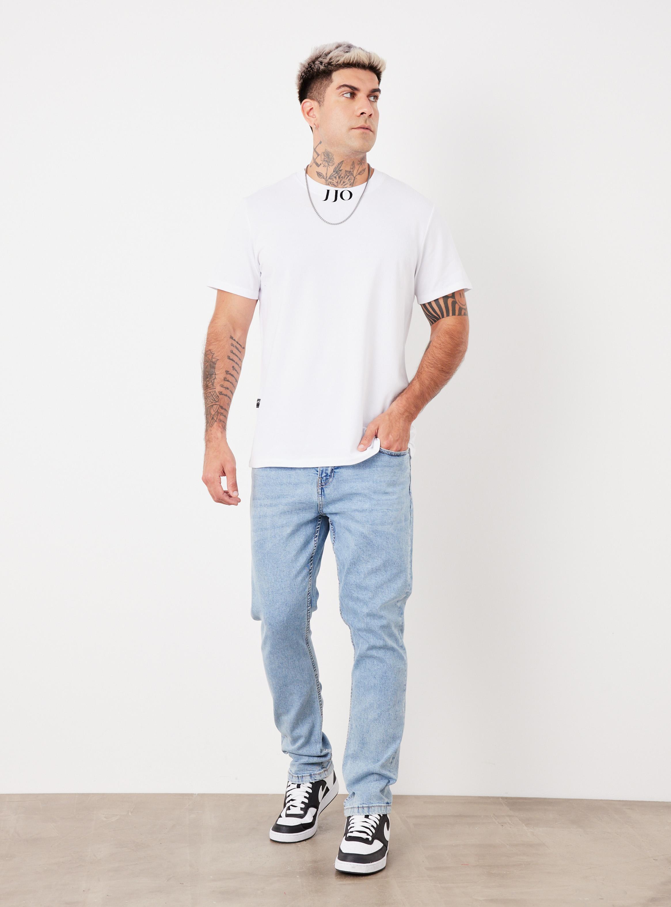 Jeans Básico Tono Claro Slim Fit-4