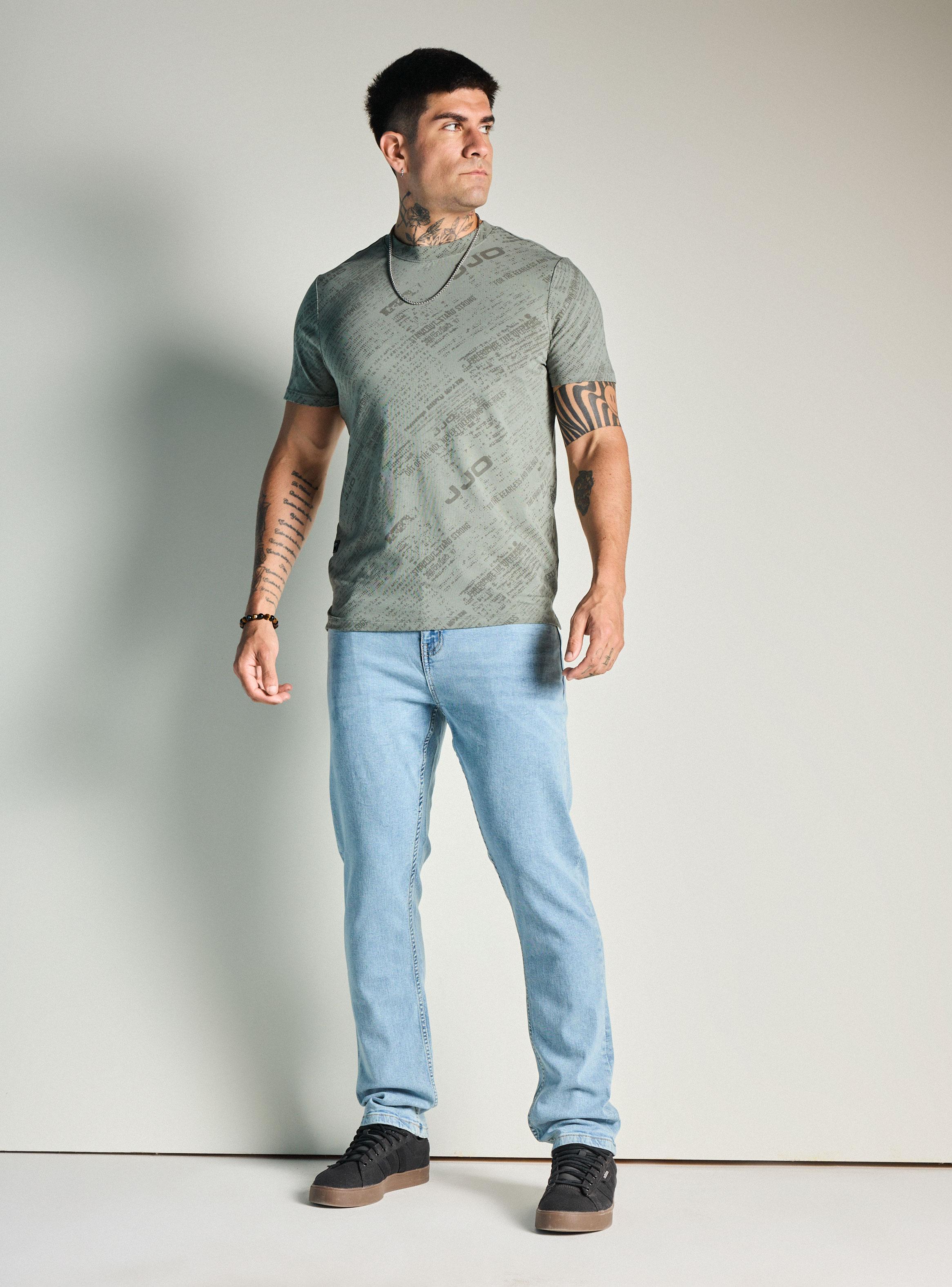 Jeans Básico Tono Claro Slim Fit-4