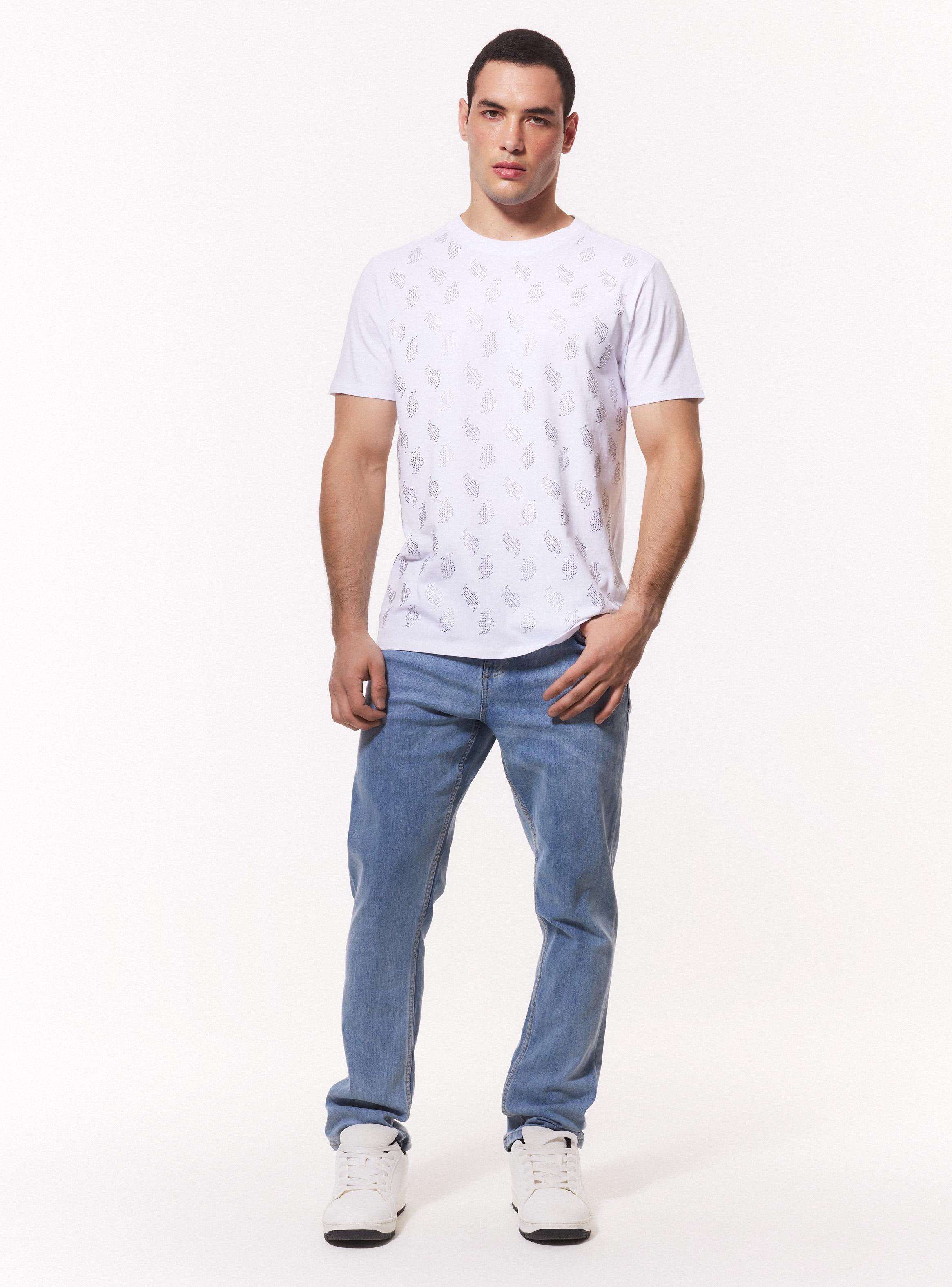 Jeans Básico Tono Claro Slim Fit-4