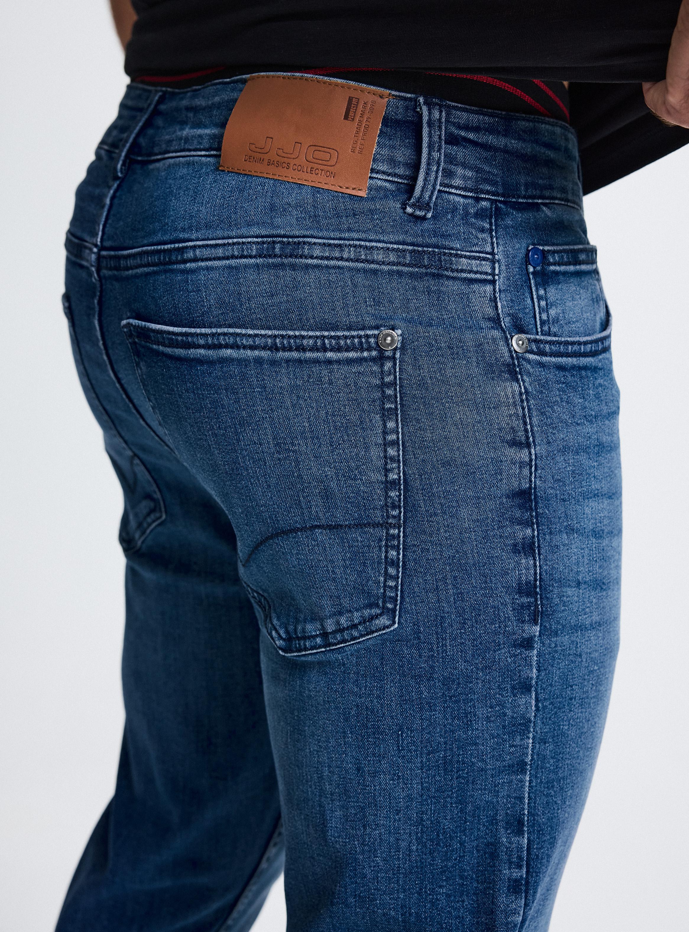 Jeans Slim Fit Medio 3 Básico-3