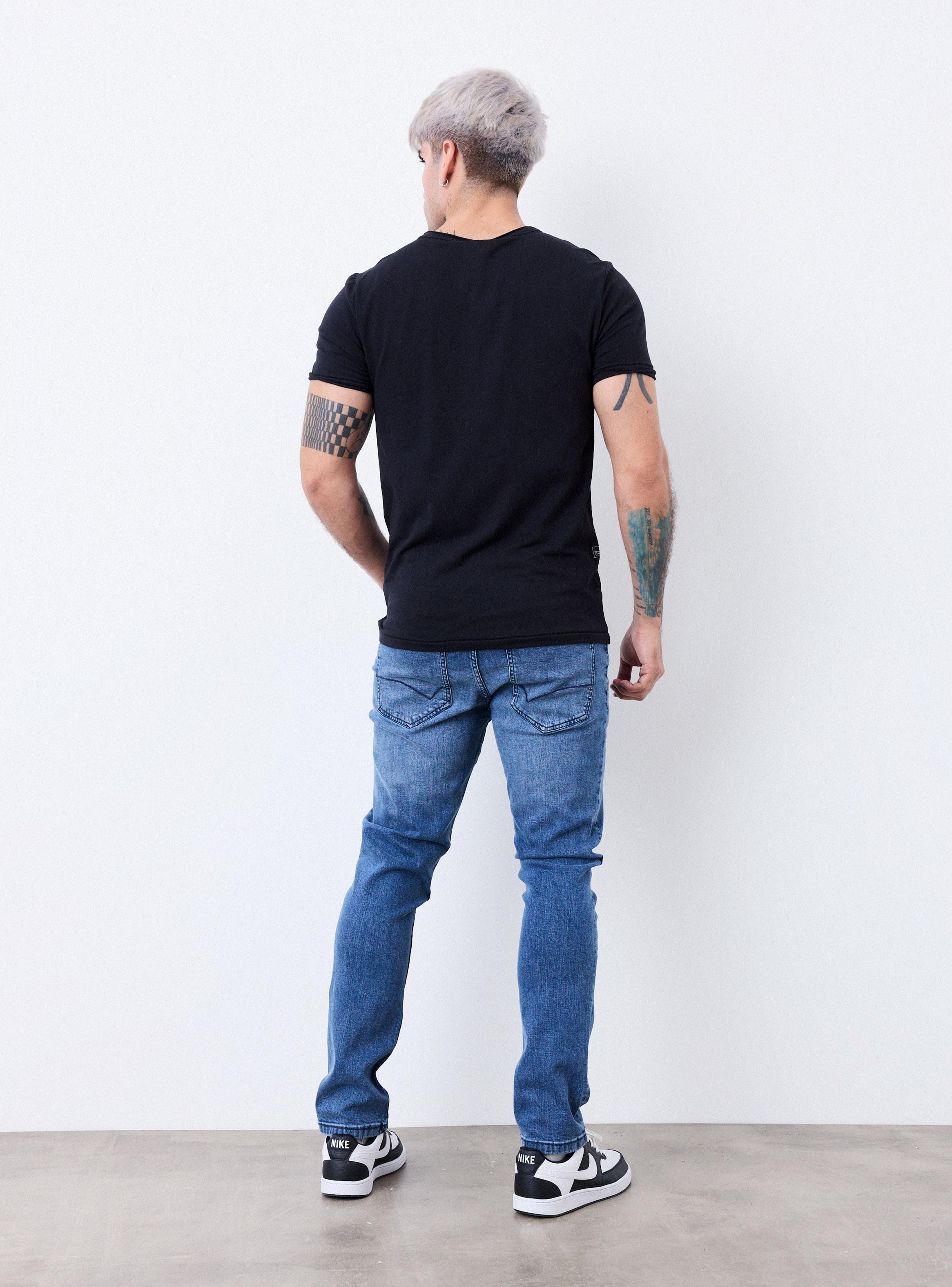 Jeans Básico Tono Medio Slim Fit-5