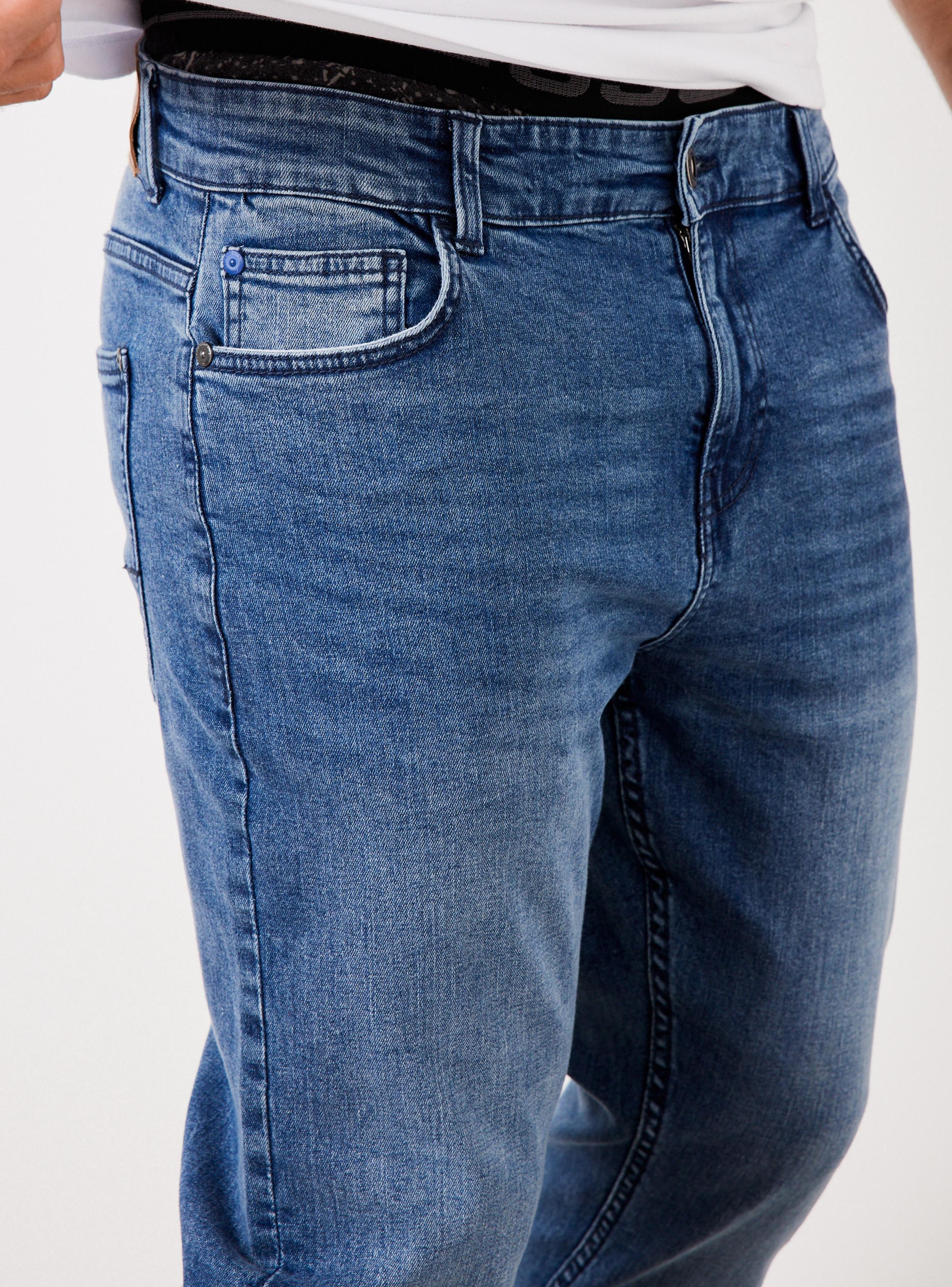 Jeans Básico Tono Medio Slim Fit-2