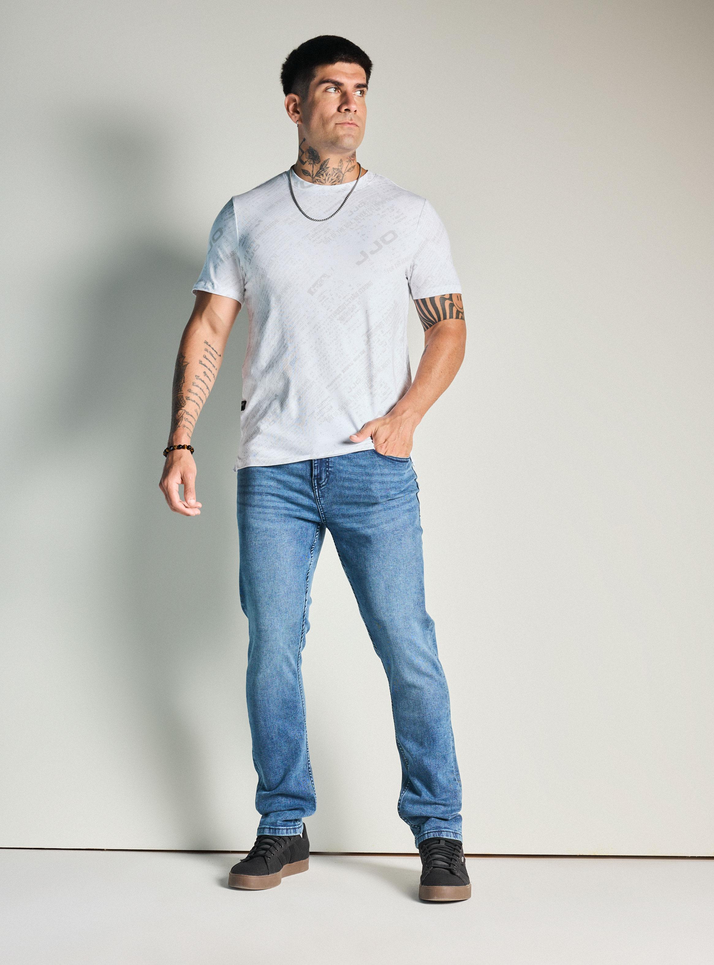 Jeans Básico Tono Medio Slim Fit-4