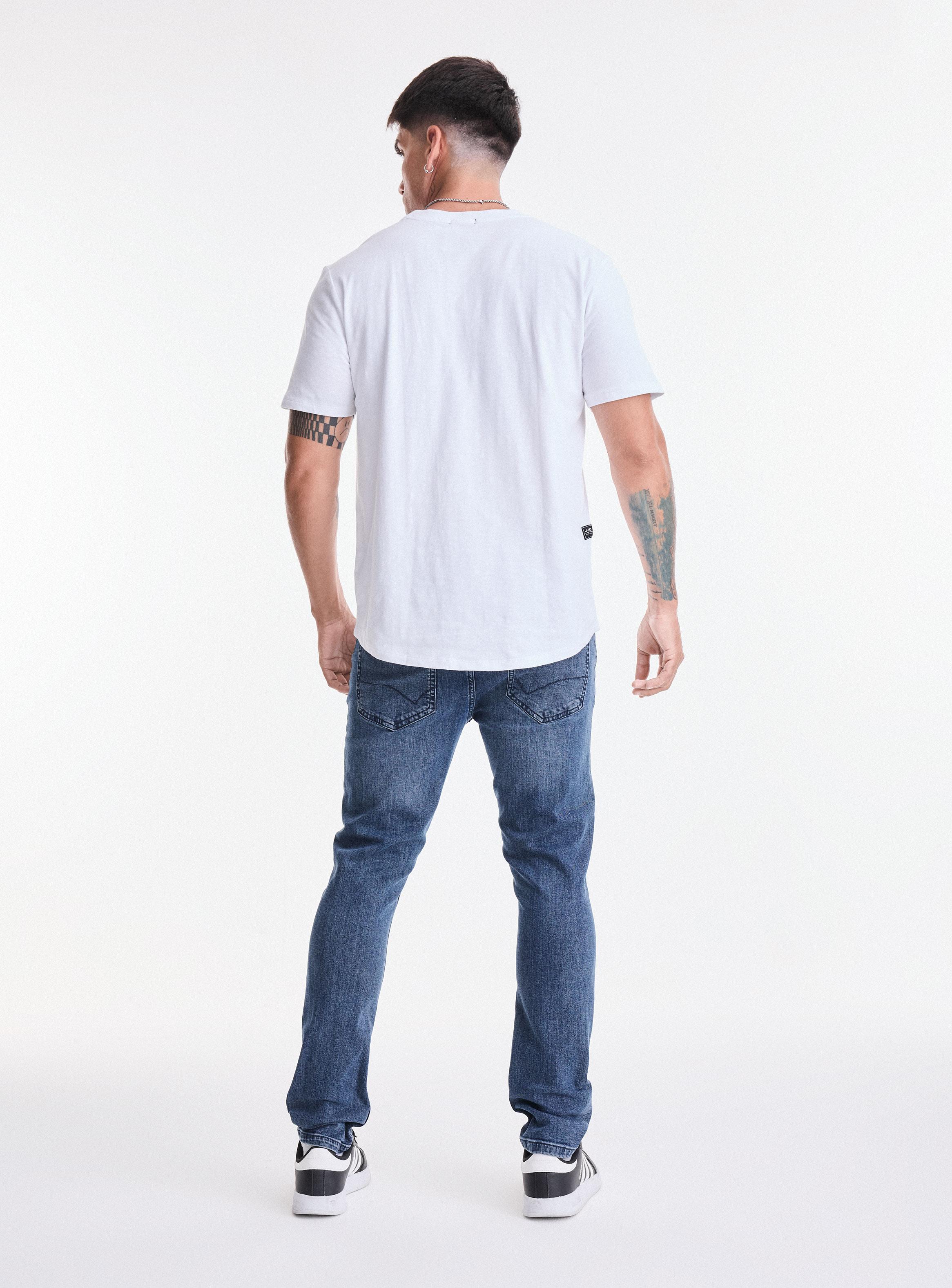 Jeans Básico Tono Medio Slim Fit-5