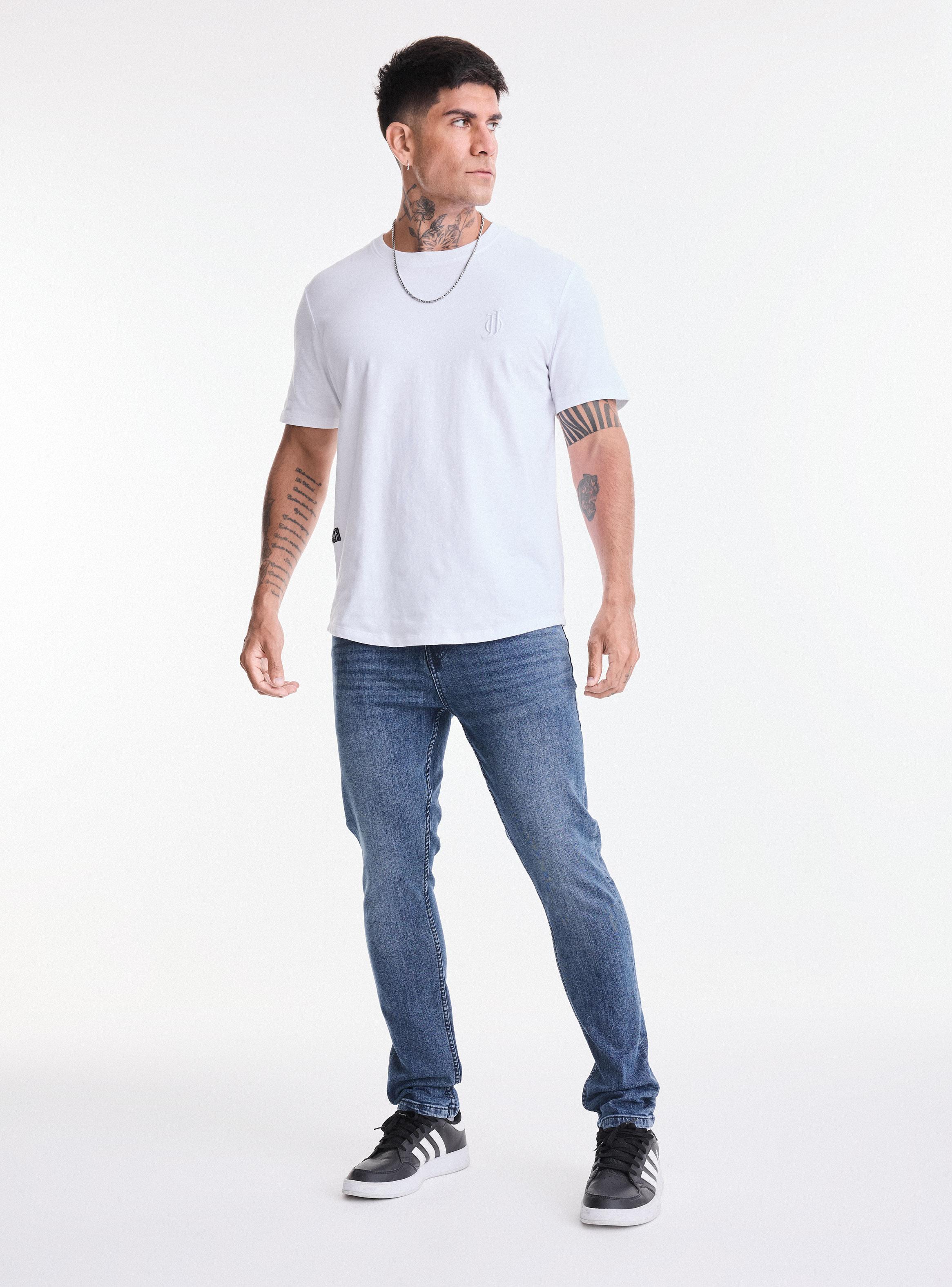 Jeans Básico Tono Medio Slim Fit-4