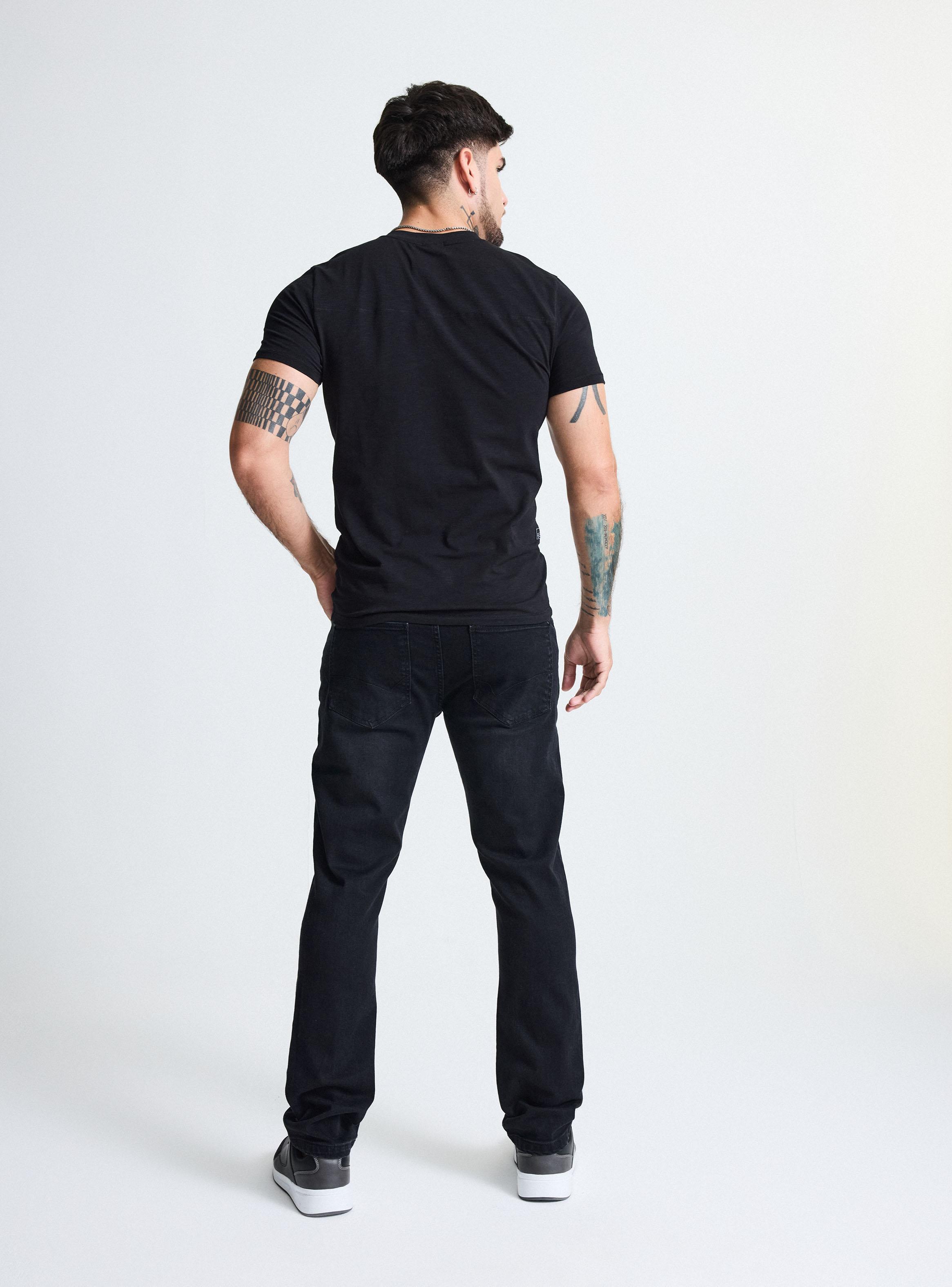 Jeans Slim Fit Dark 3 Básico-5