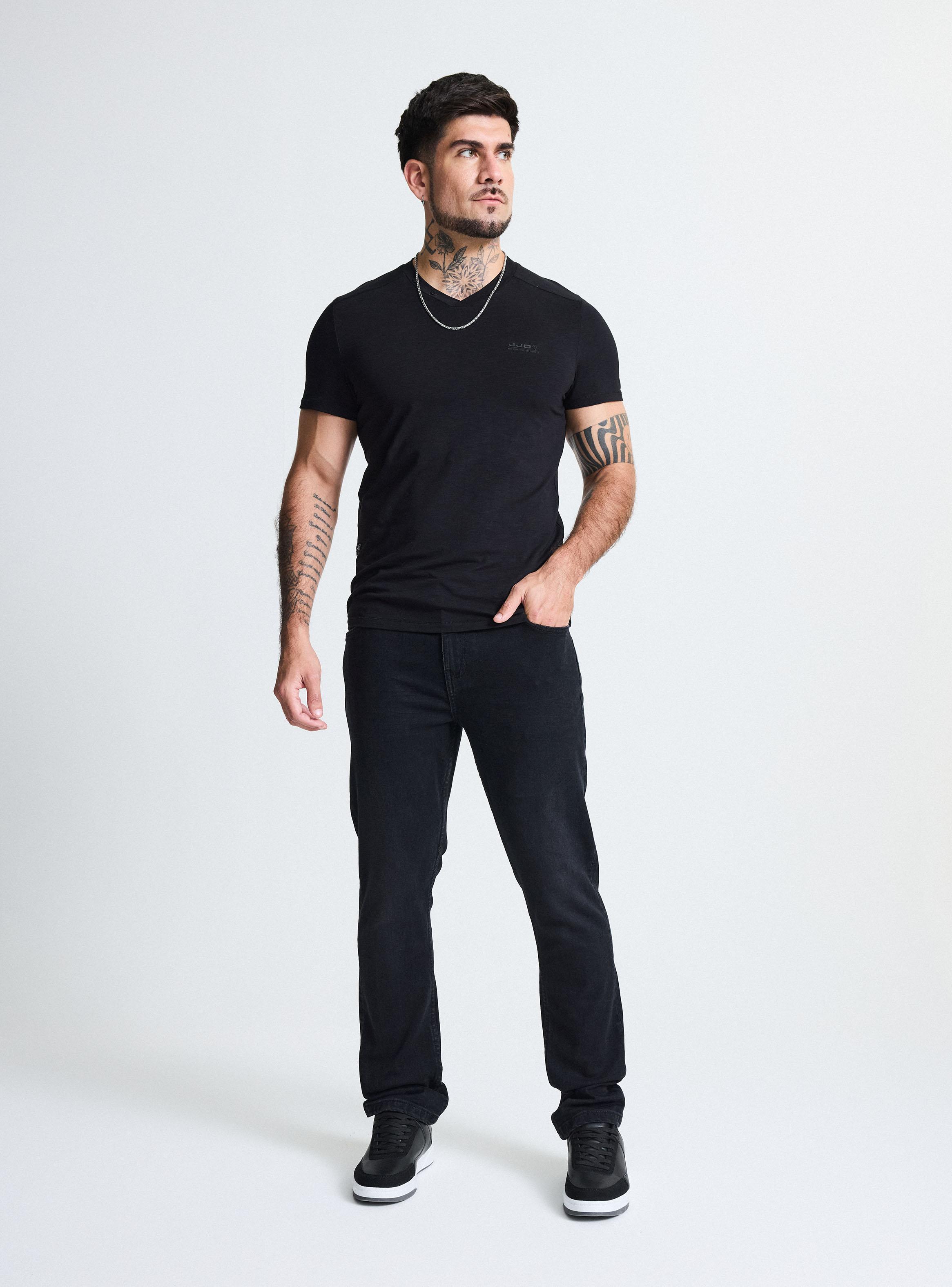 Jeans Slim Fit Dark 3 Básico-4