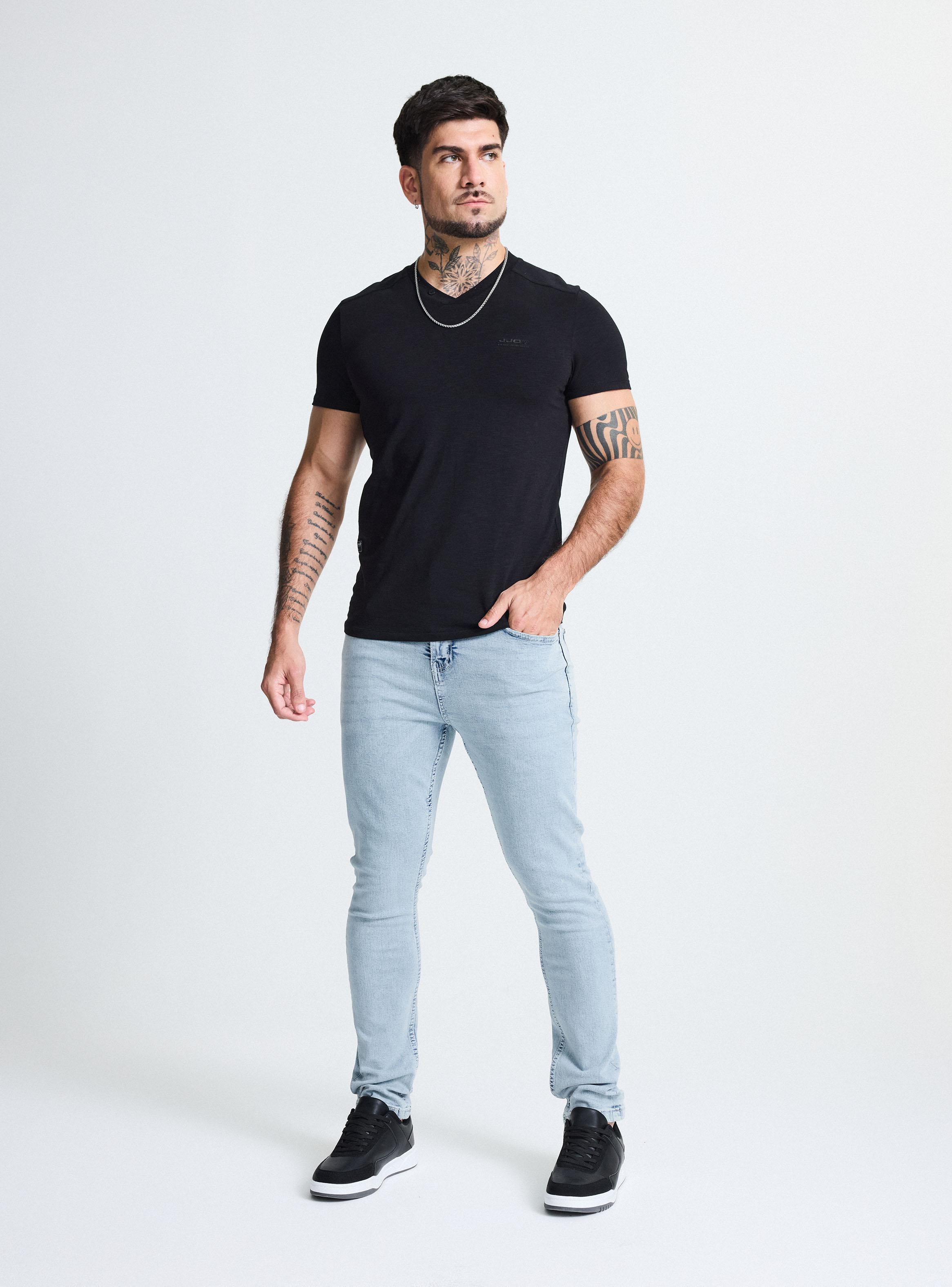 Jeans Skinny Fit Claro 1 Año-4