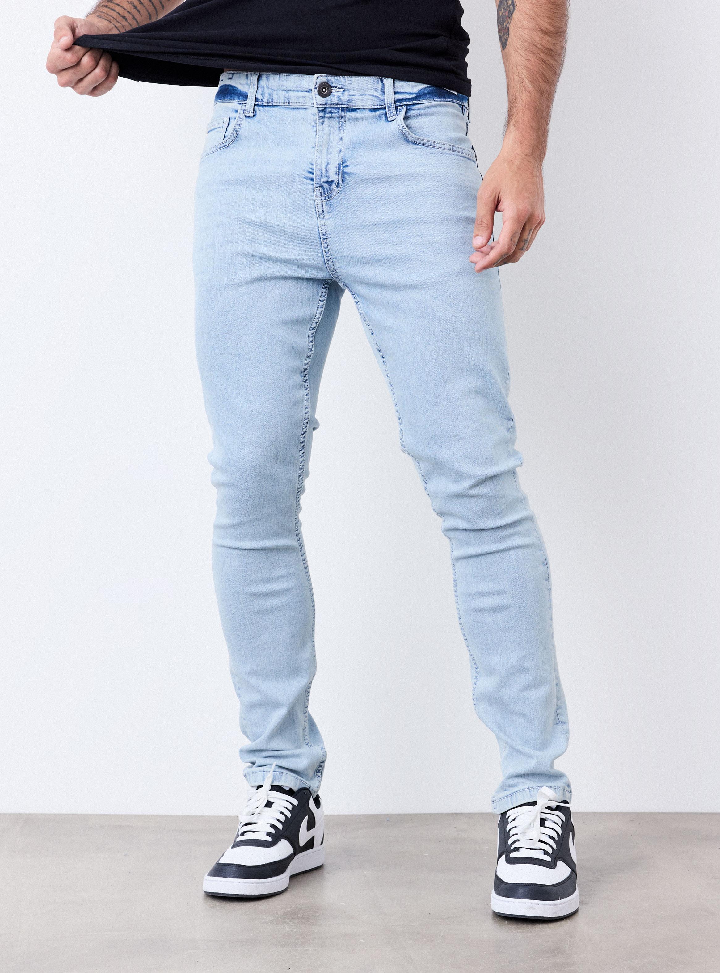 Jeans Básico Color Claro Skinny Fit-0