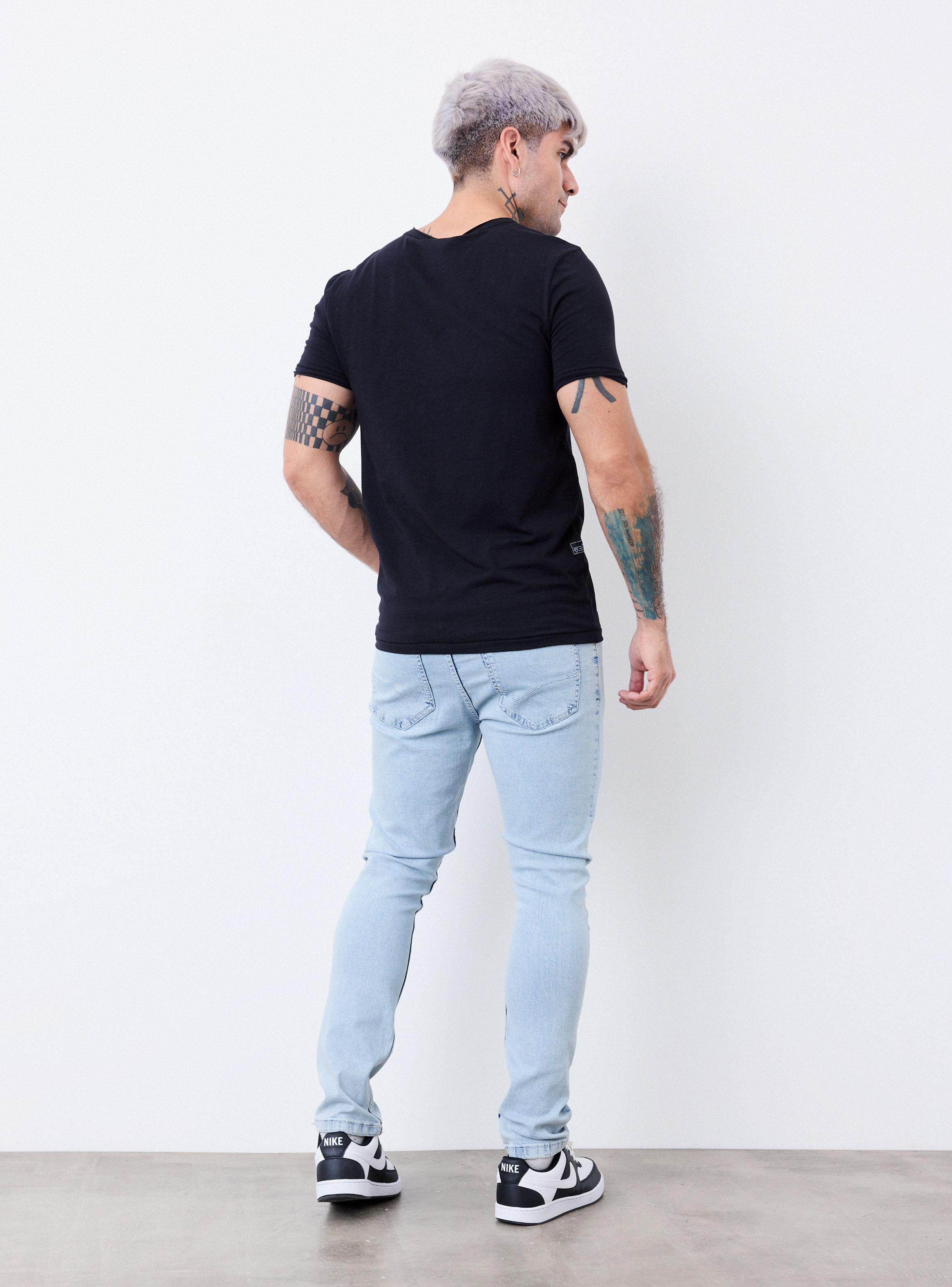 Jeans Básico Color Claro Skinny Fit-5