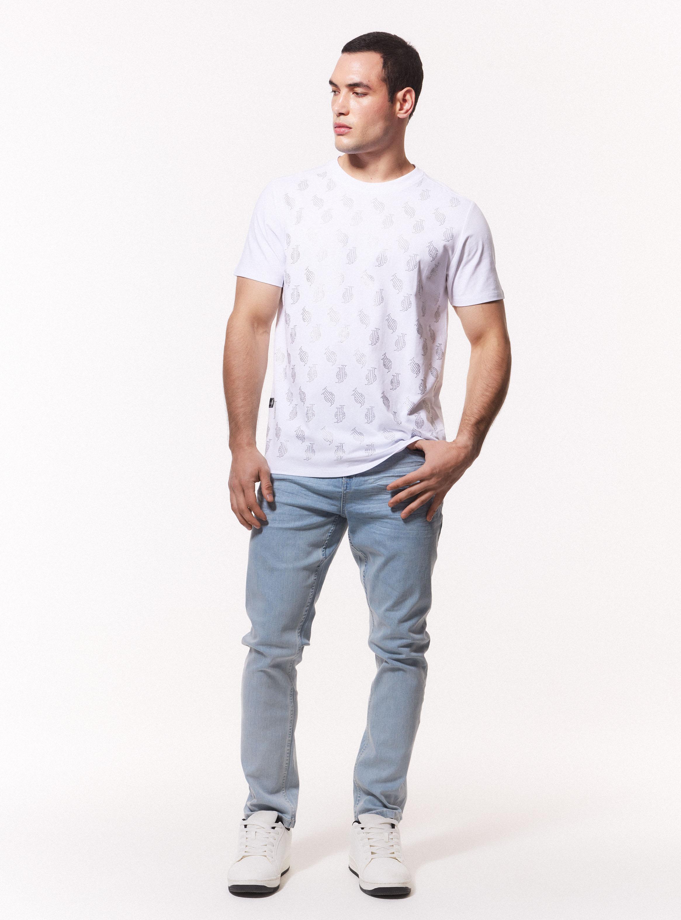 Jeans Básico Color Claro Skinny Fit-4