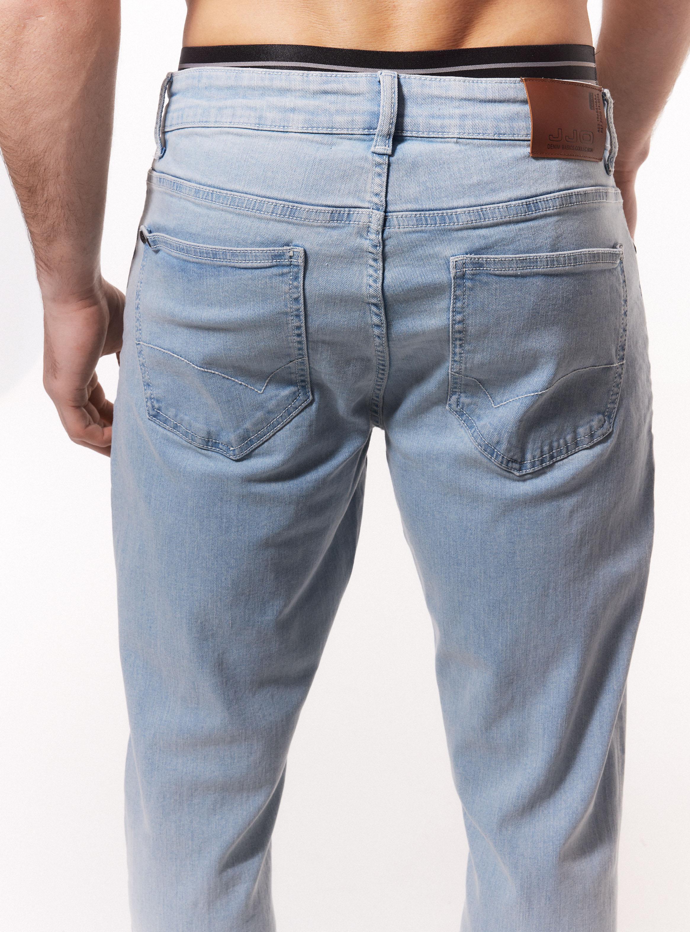 Jeans Básico Color Claro Skinny Fit-3