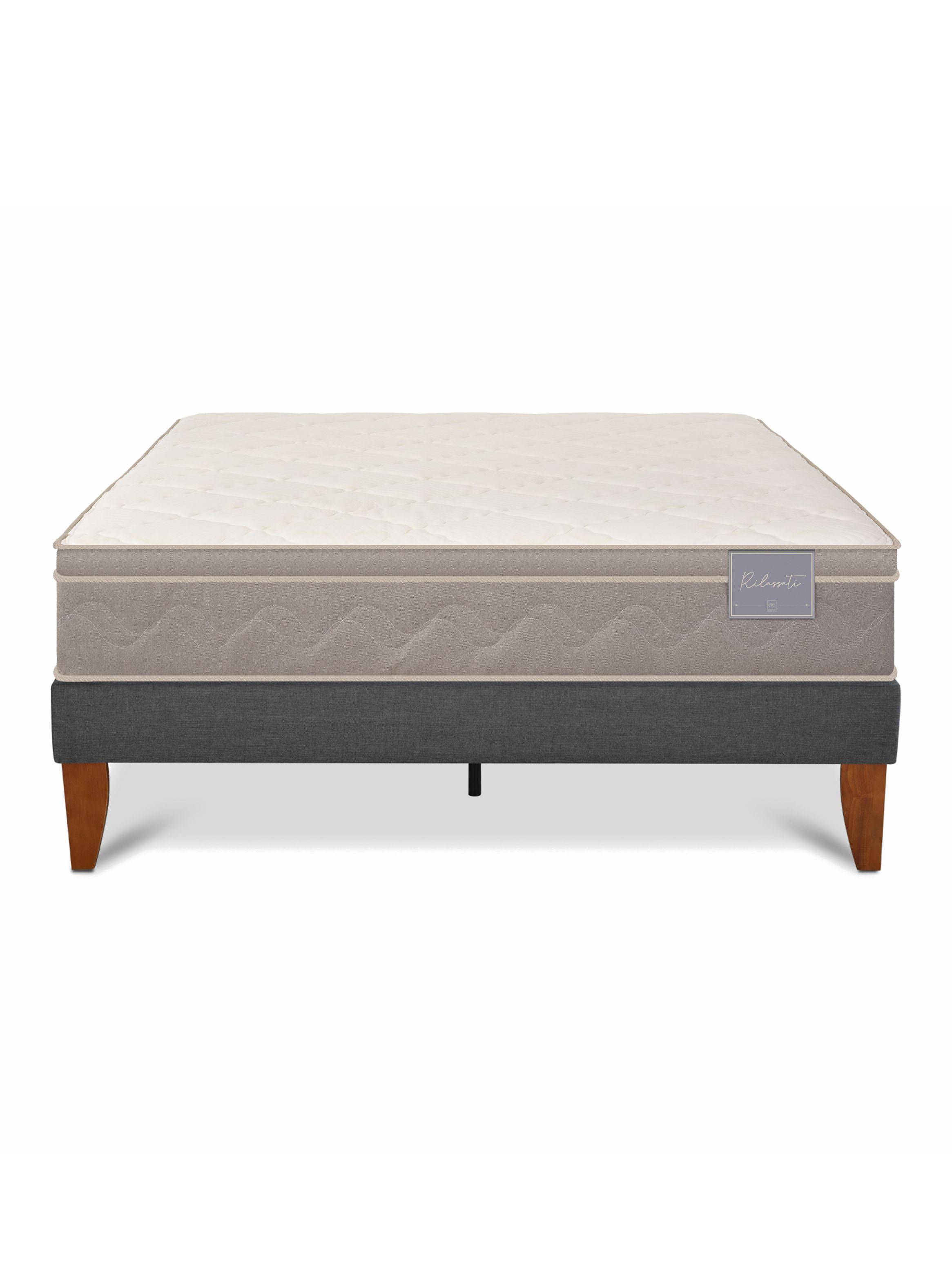 Cama Europea Box Rilassati 2 Plazas Base Normal-2