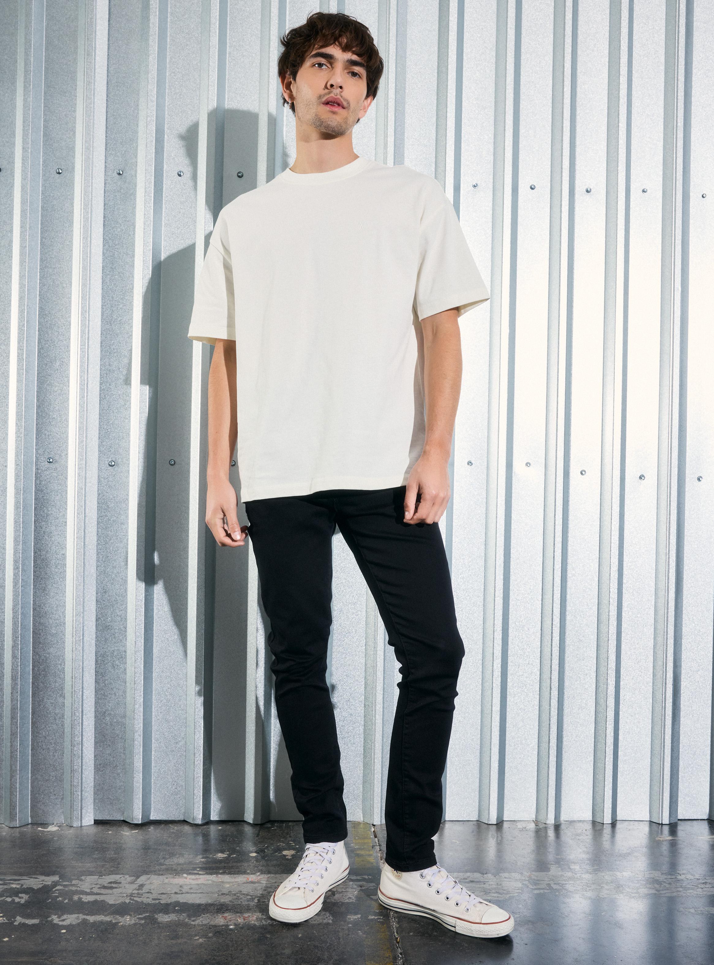 Jeans Cinco Bolsillos Super Skinny 1 Negro-4