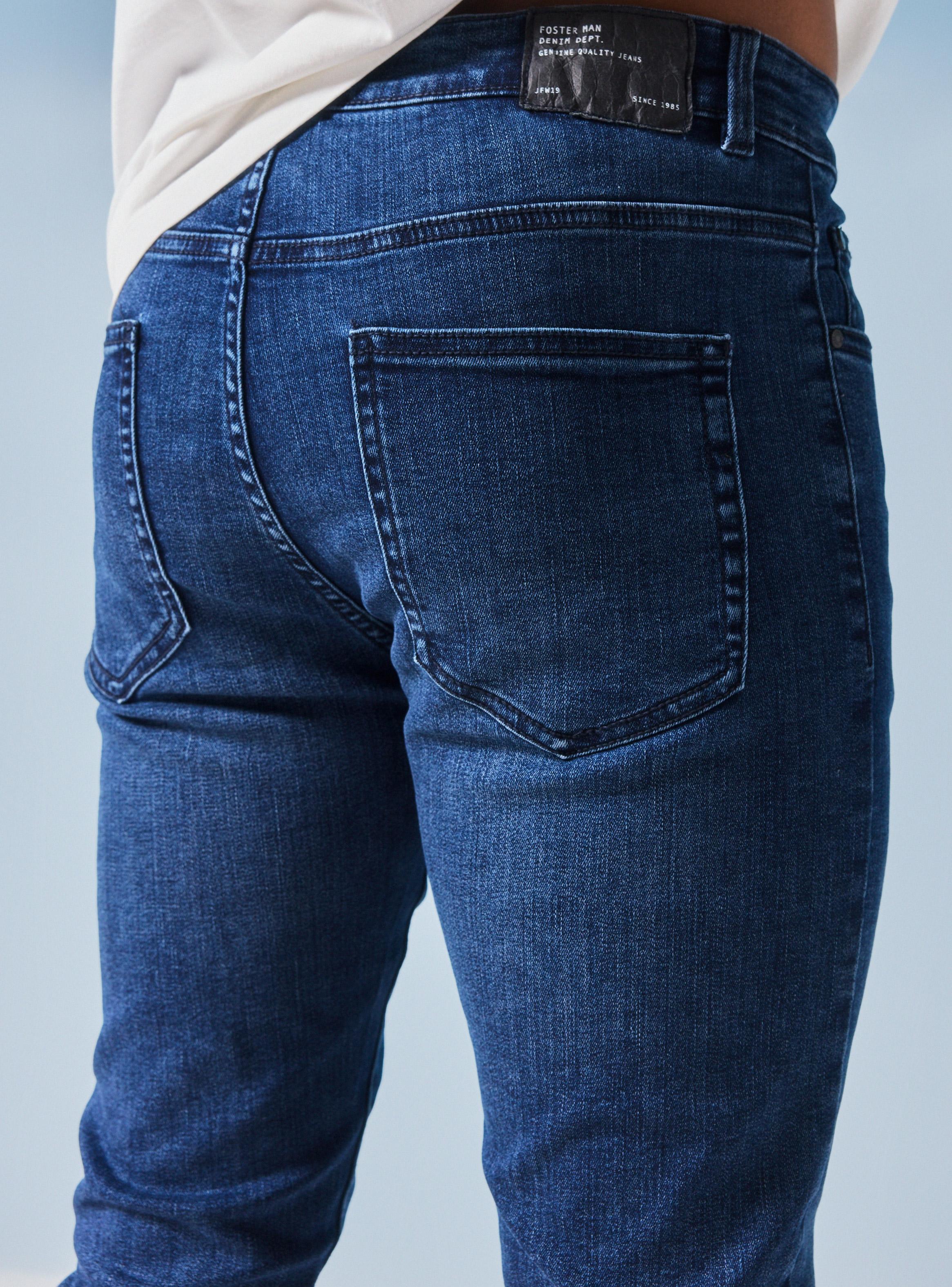 Jeans Cinco Bolsillos Super Skinny 1 Azul Oscuro-3