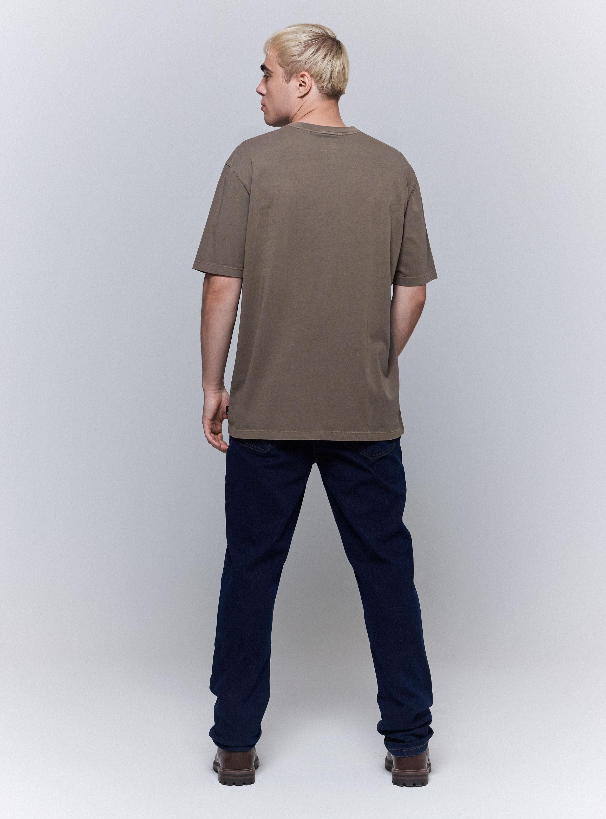 Jeans Cinco Bolsillos Slim 1 Azul Oscuro-5