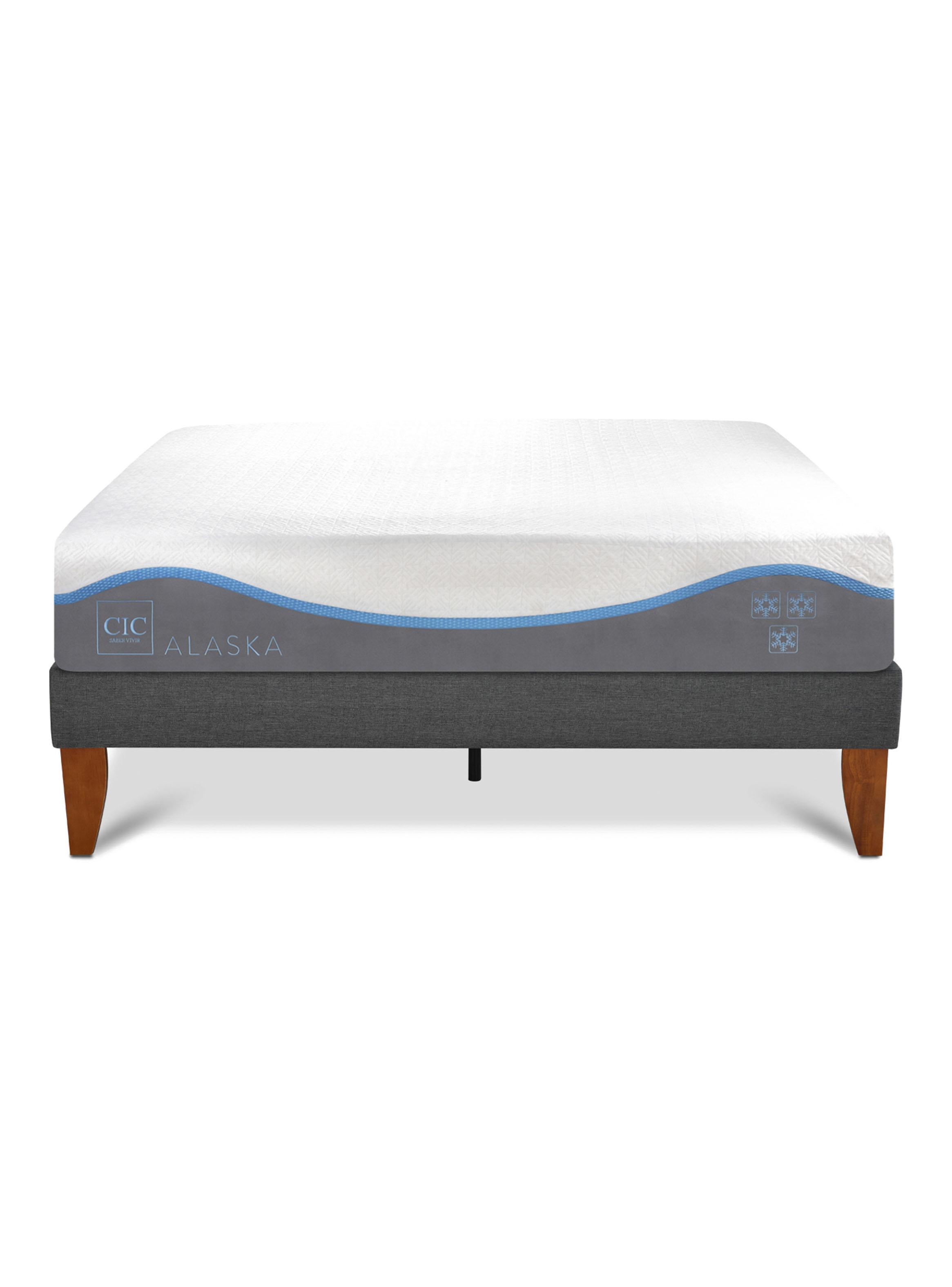 Cama Europea Box Alaska 2 Plazas Base Normal Bd-2