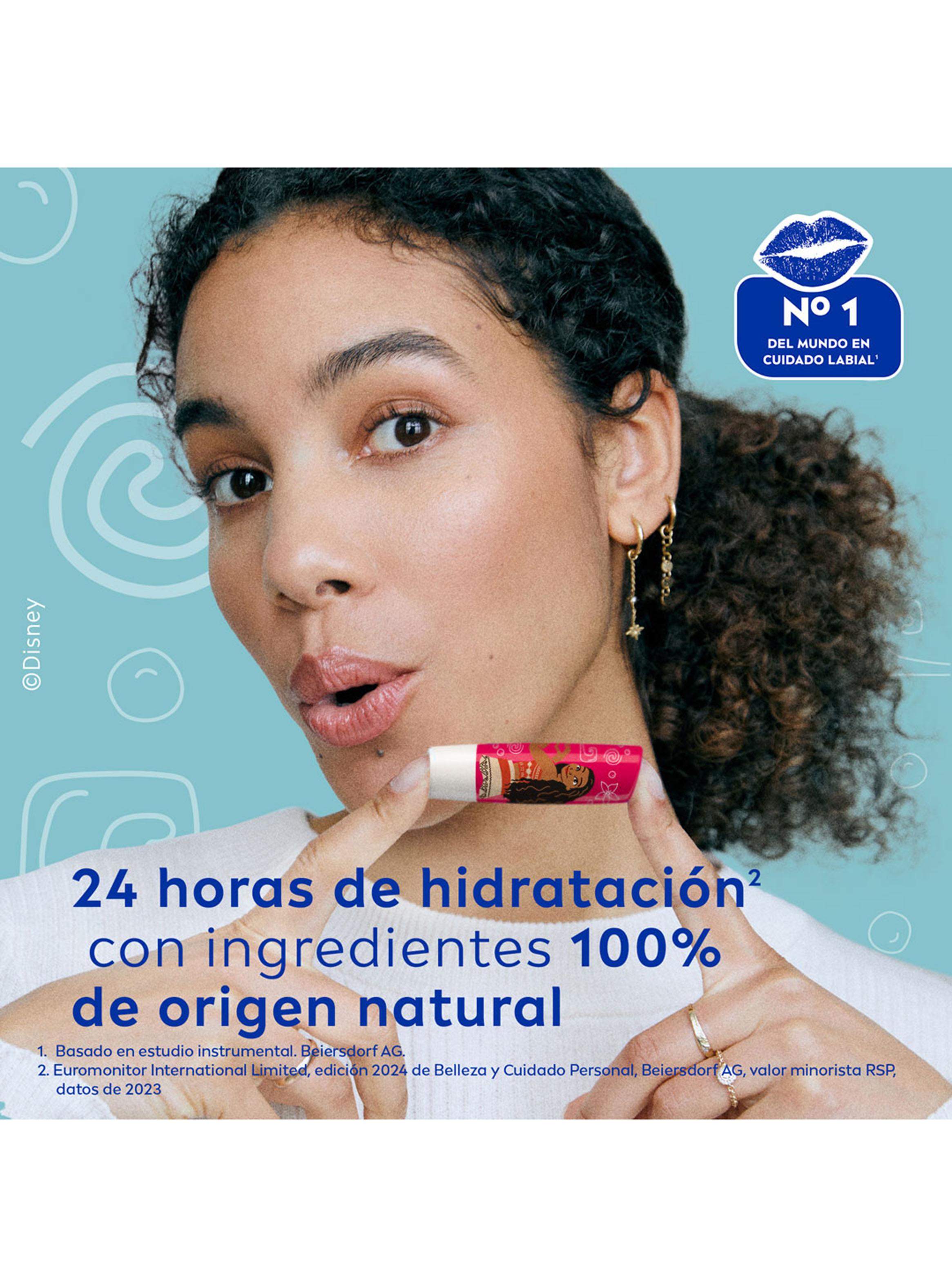 NIVEA Bálsamo Labial Edición Limitada Disney Moana 4.8g-2