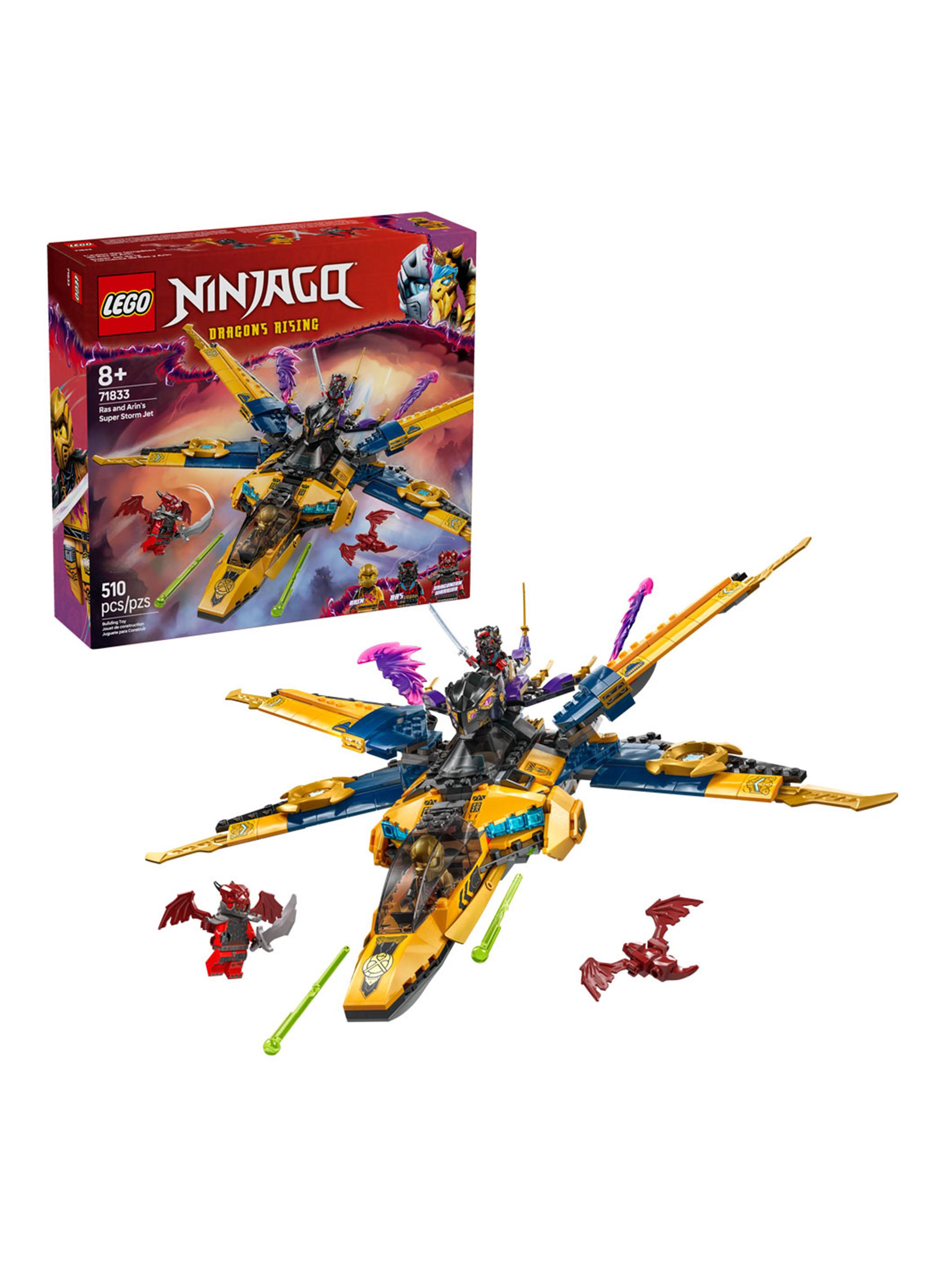 Lego Super Jet de La Tormentade Ras y Arin Ninjago-3
