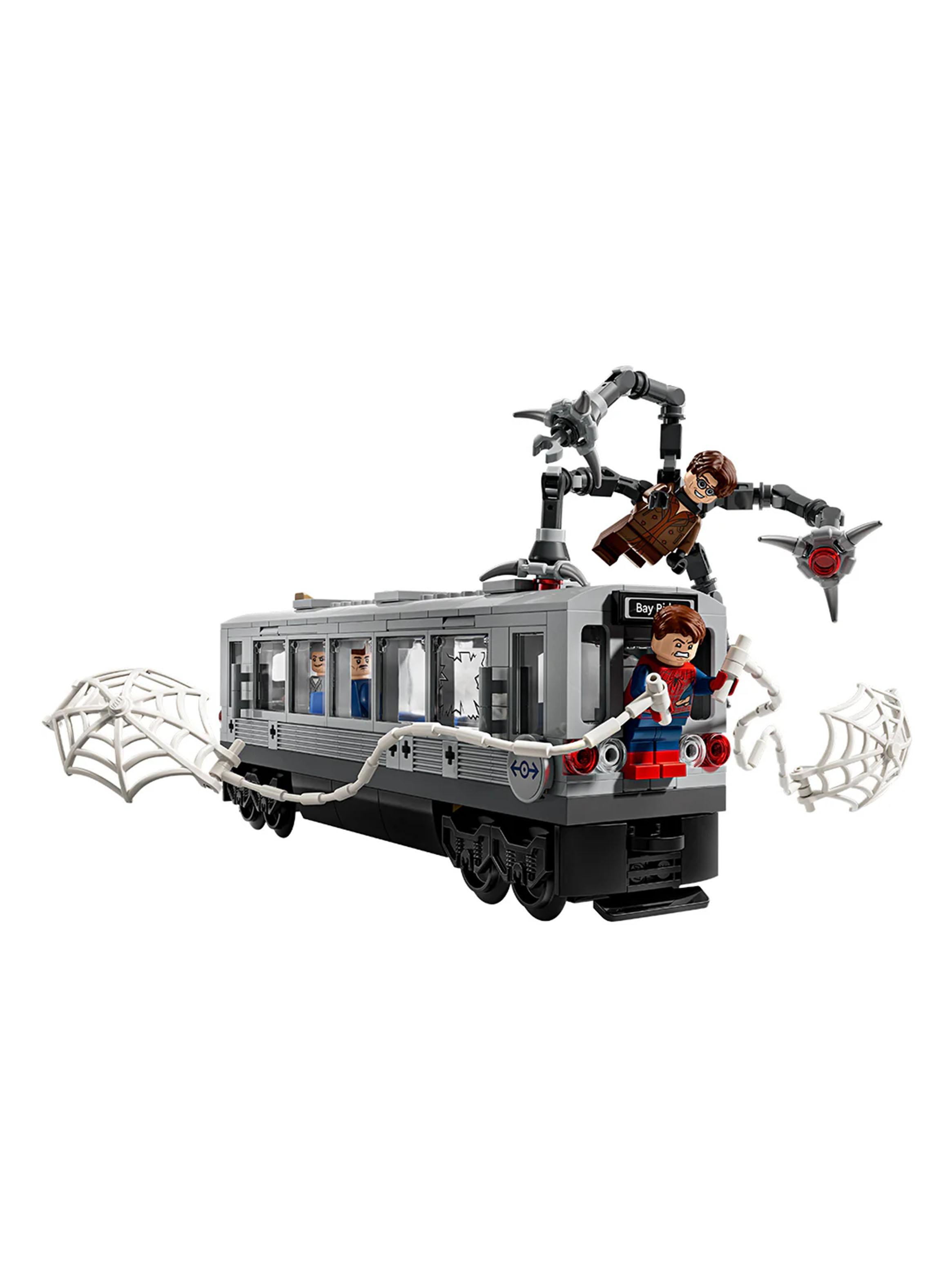 Lego Spider-Man Vs Doc Ock: Escena del Tren Subterráneo-3