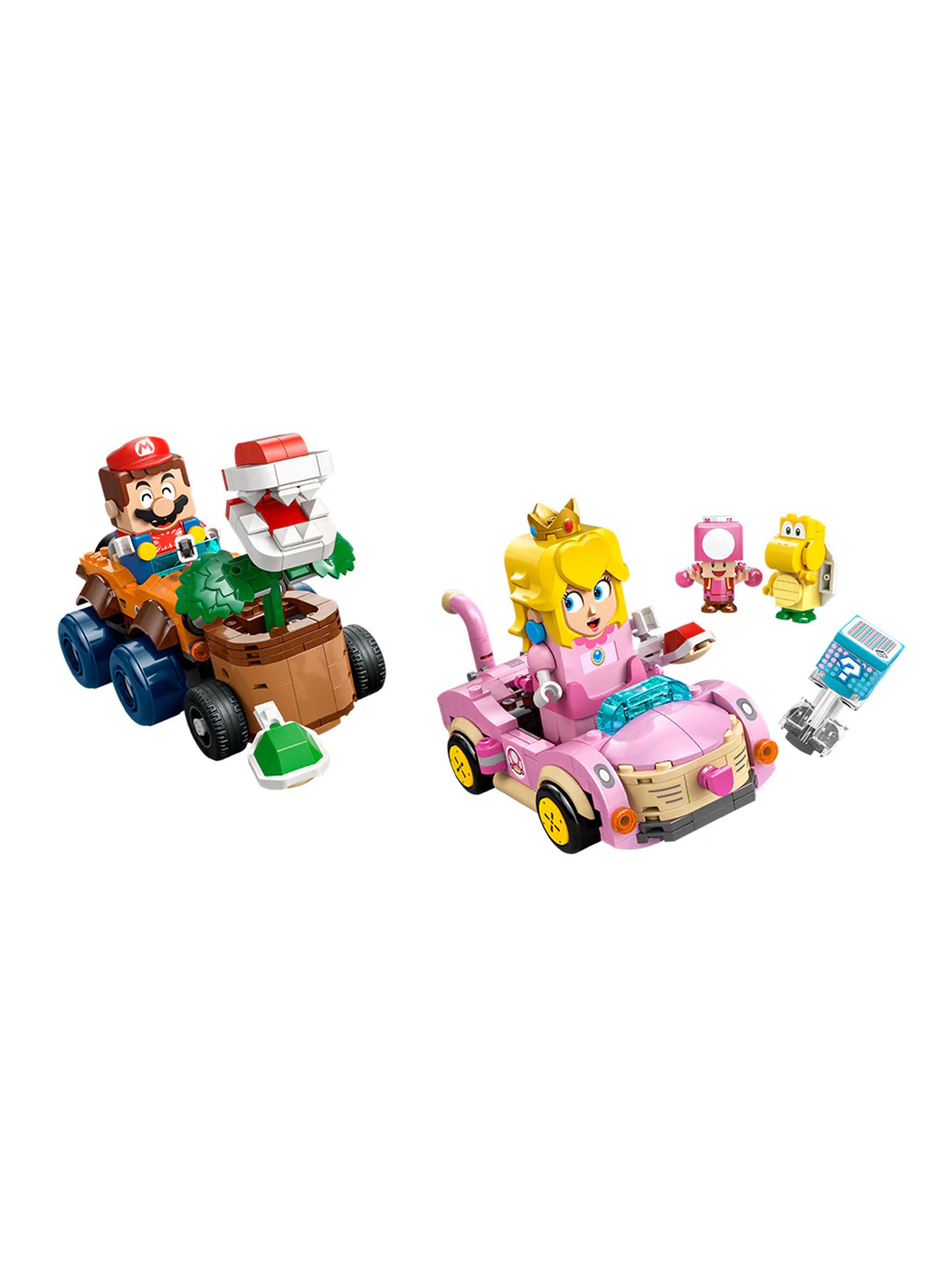 Lego Mario Kart: Persecución con Potenciador Planta Piraña Super Mario-2